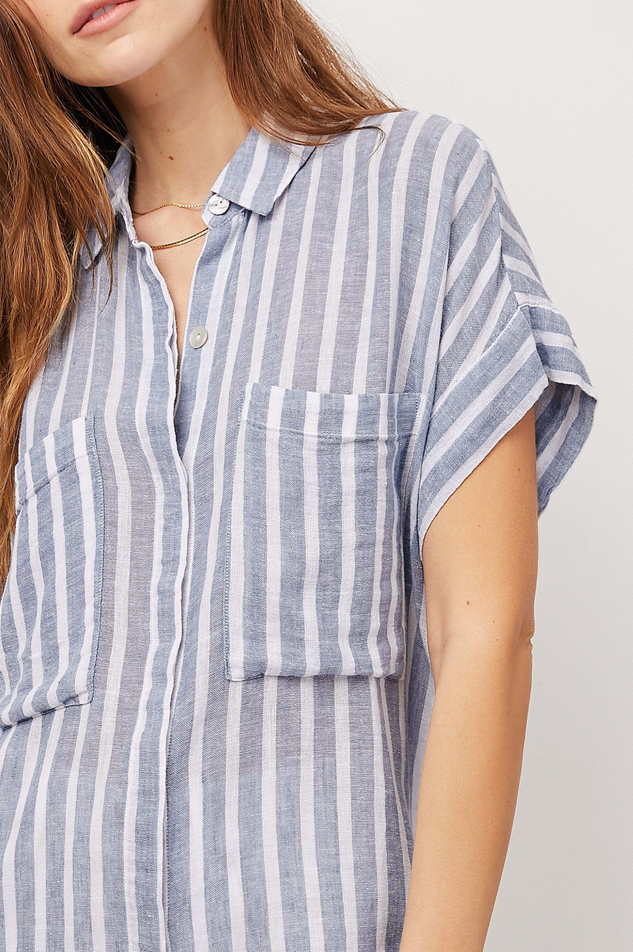 CITO SHIRT - RHONE STRIPE sold by Rails product image thumbnail 2