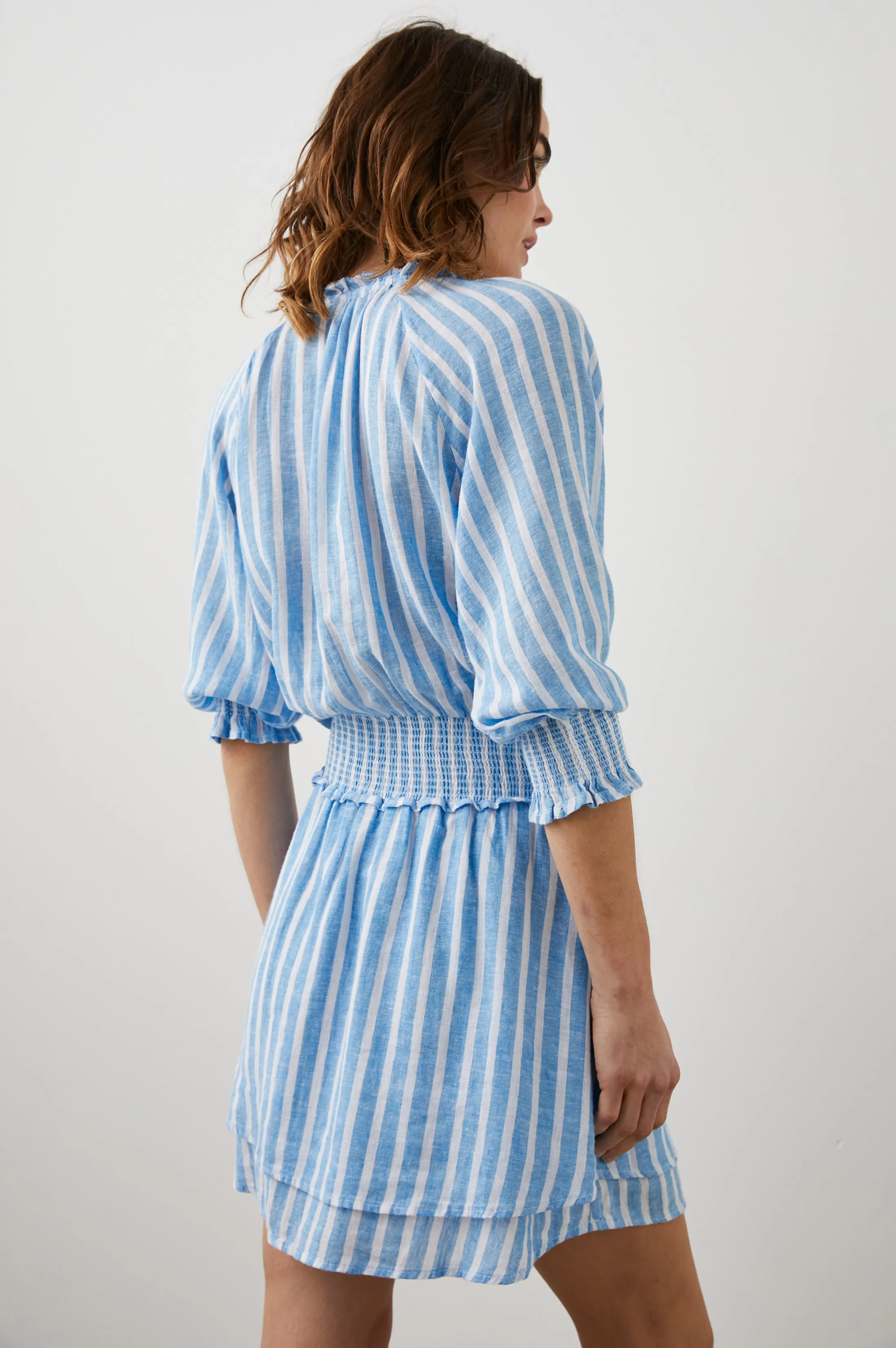 CRYSTAL DRESS - LAKE STRIPE sold by Rails product image thumbnail 5