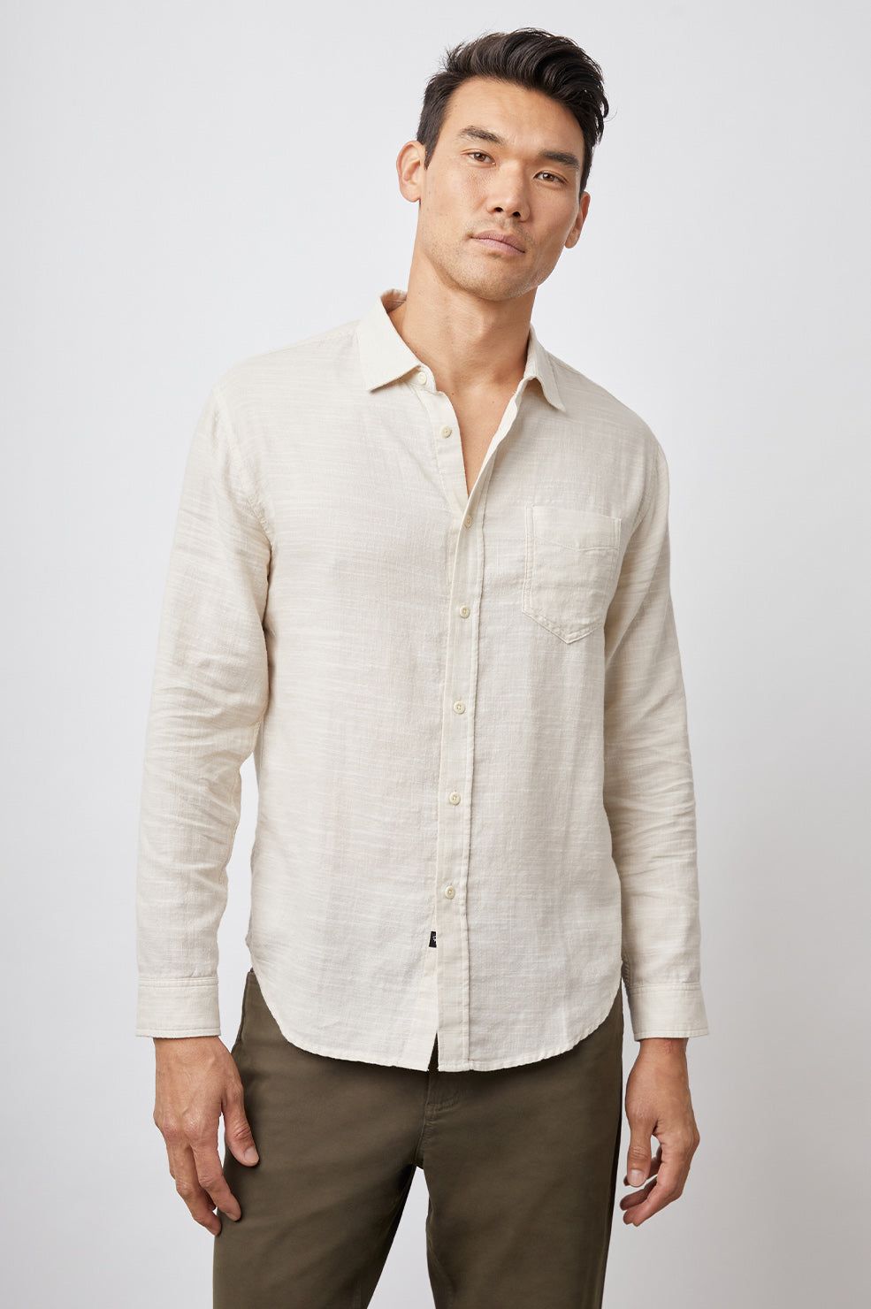 WYATT SHIRT - HUMMUS sold by Rails product image thumbnail 3