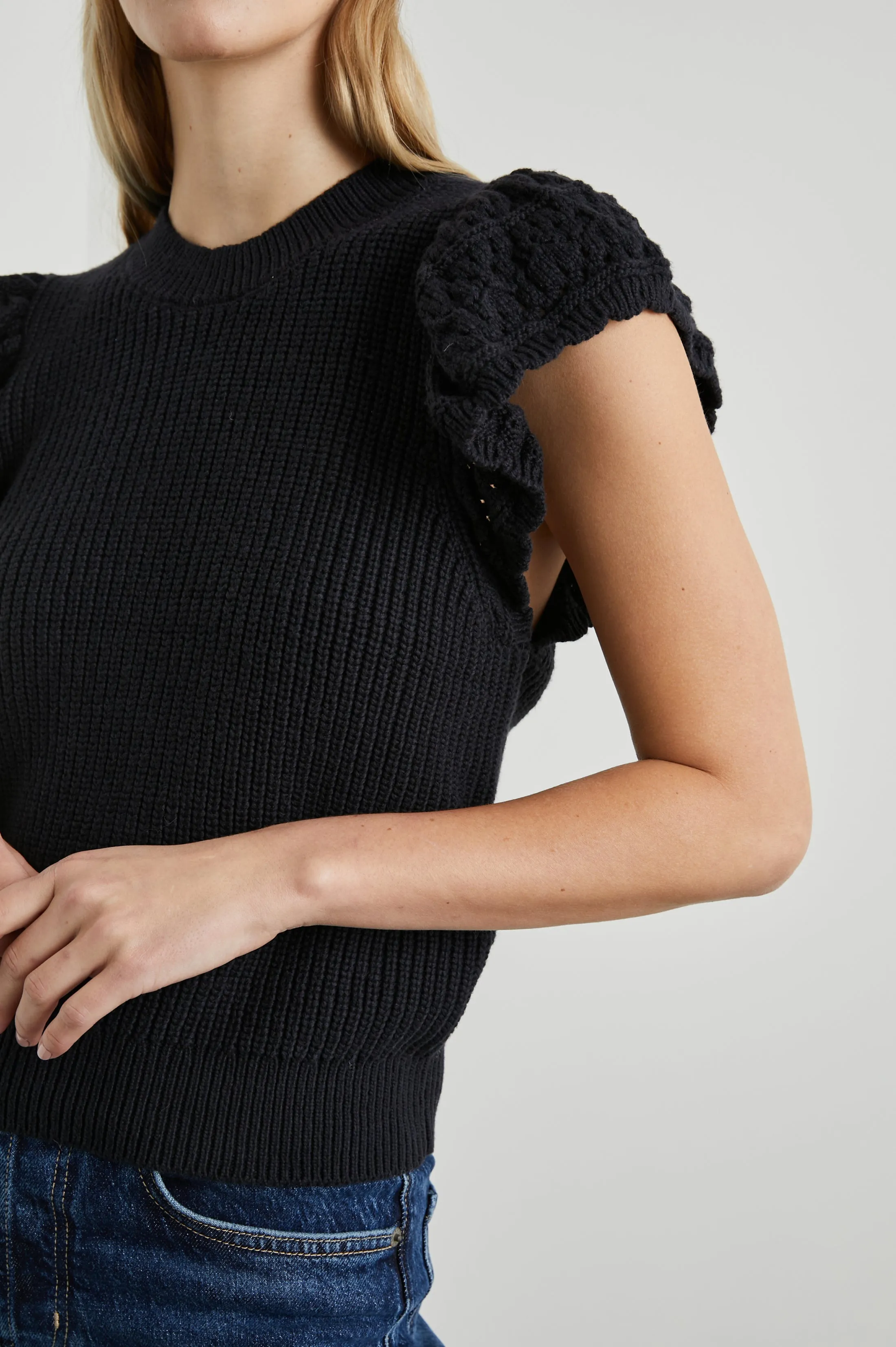 PENELOPE TOP - BLACK sold by Rails product image thumbnail 2