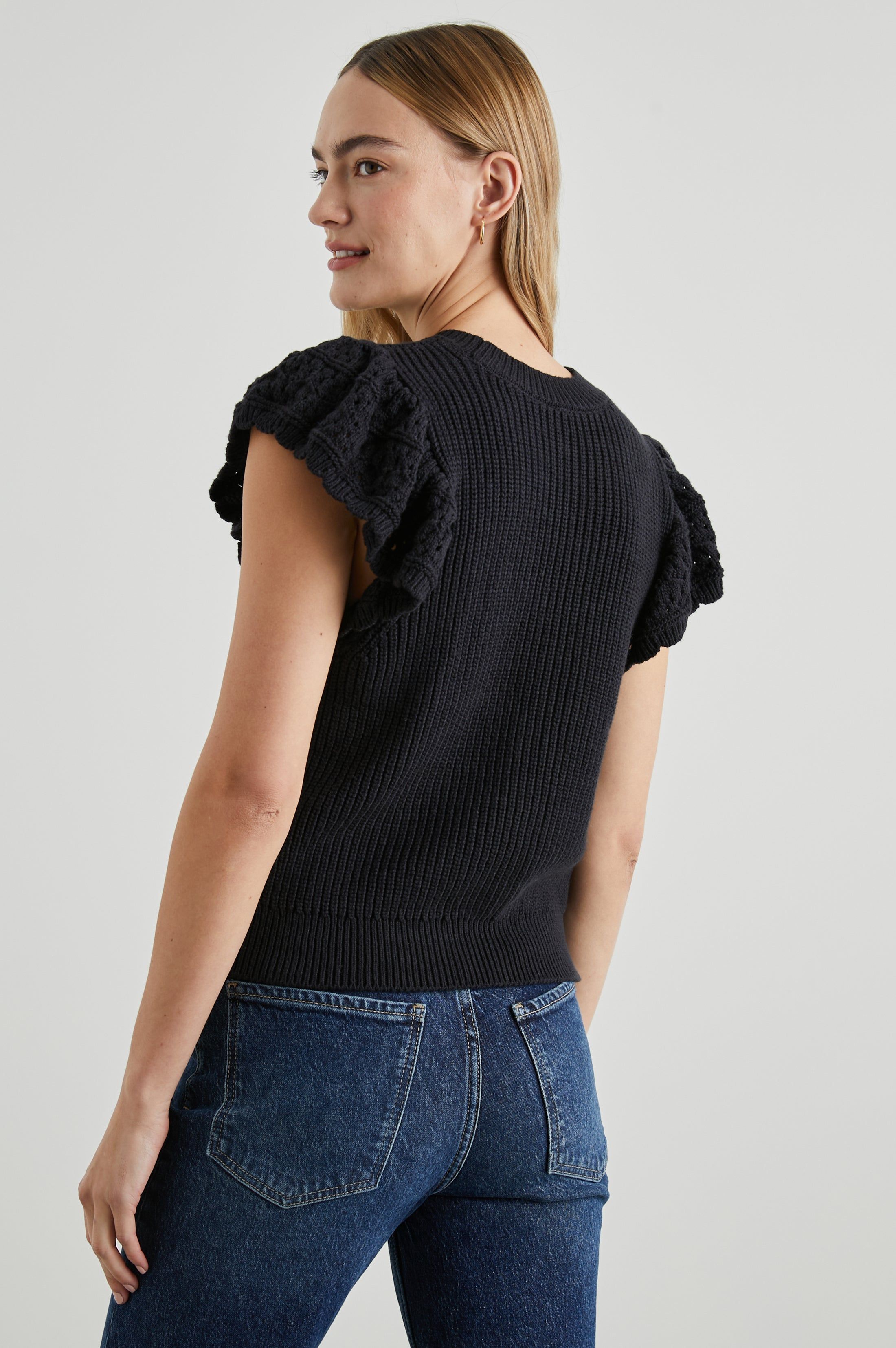 PENELOPE TOP - BLACK sold by Rails product image thumbnail 5