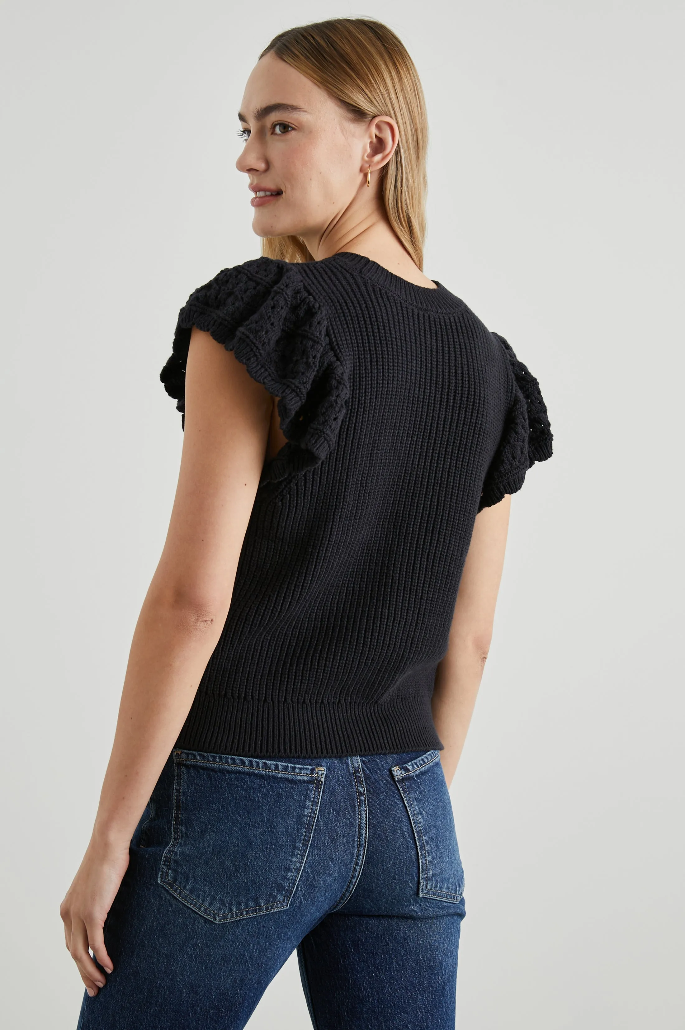 PENELOPE TOP - BLACK sold by Rails product image thumbnail 5