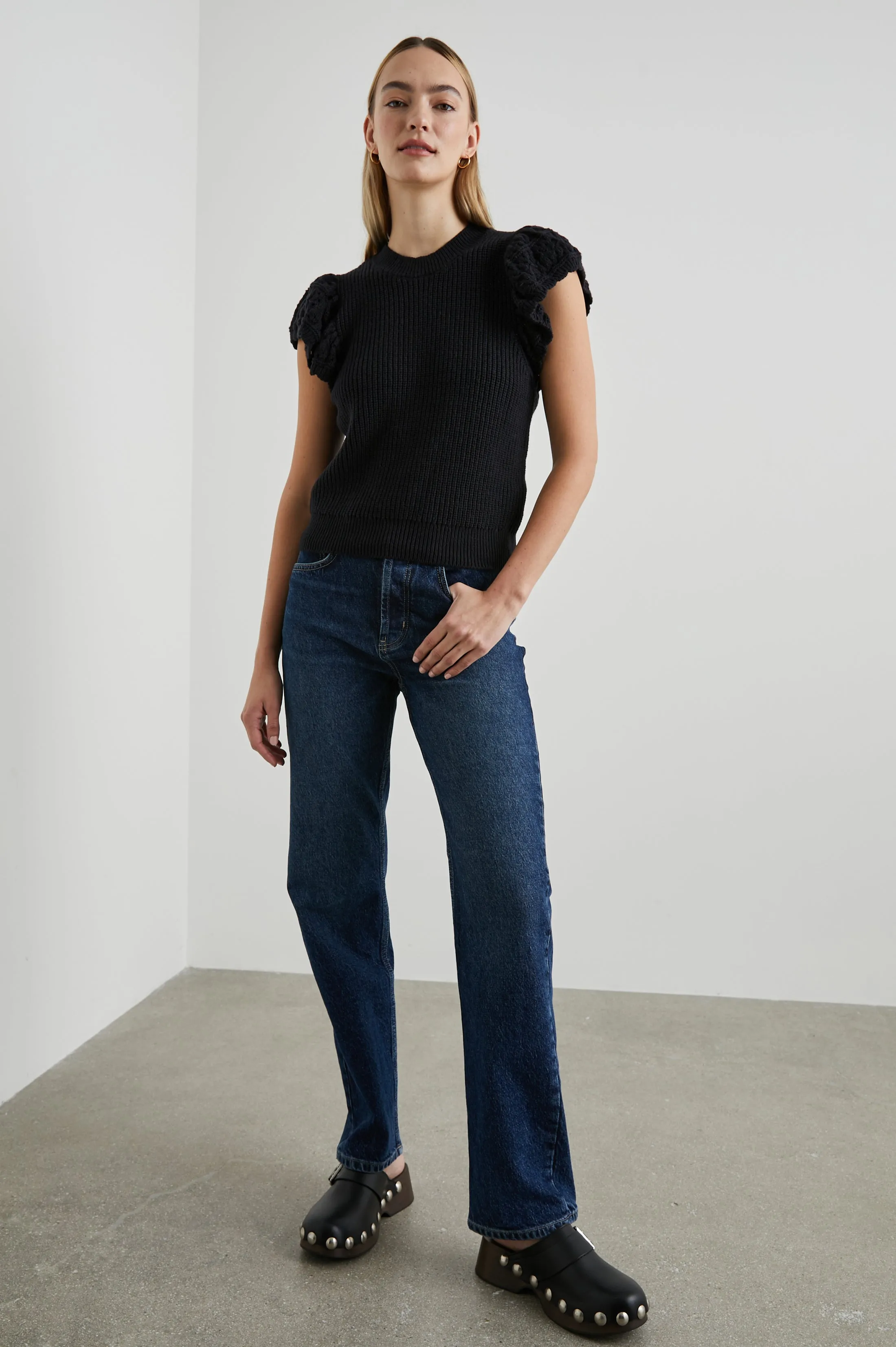 PENELOPE TOP - BLACK sold by Rails product image thumbnail 3