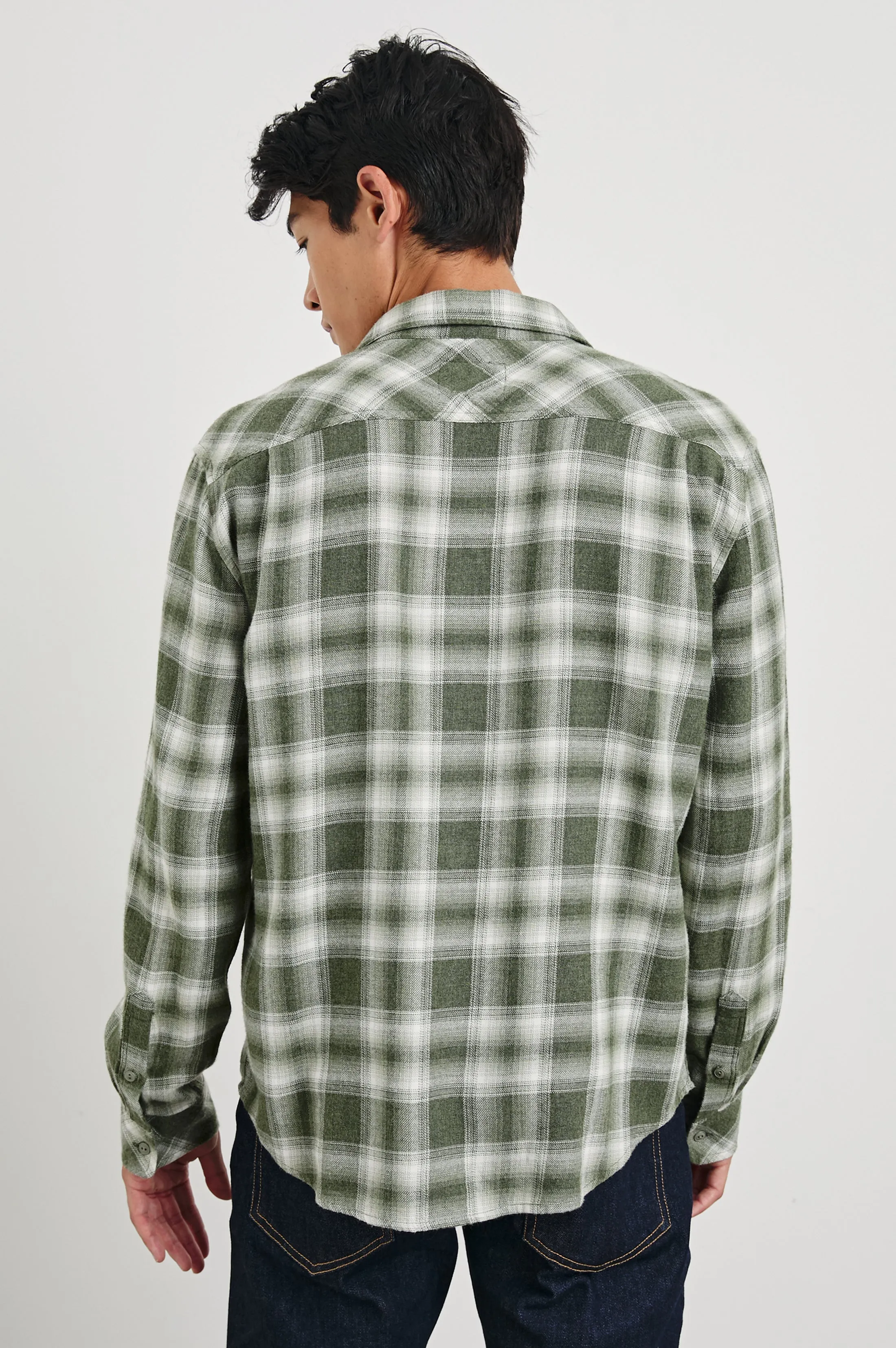 LENNOX SHIRT - DEEP MEADOW WHITE sold by Rails product image thumbnail 2