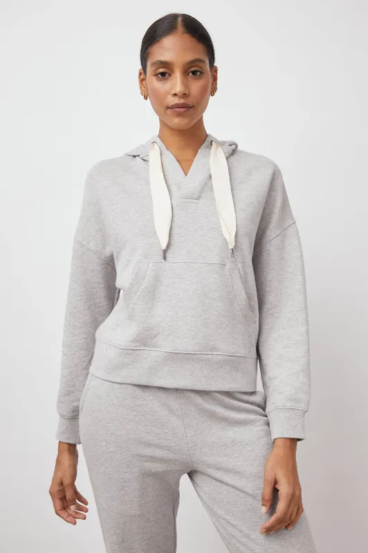 ADLEY HOODIE - HEATHER GREY sold by Rails