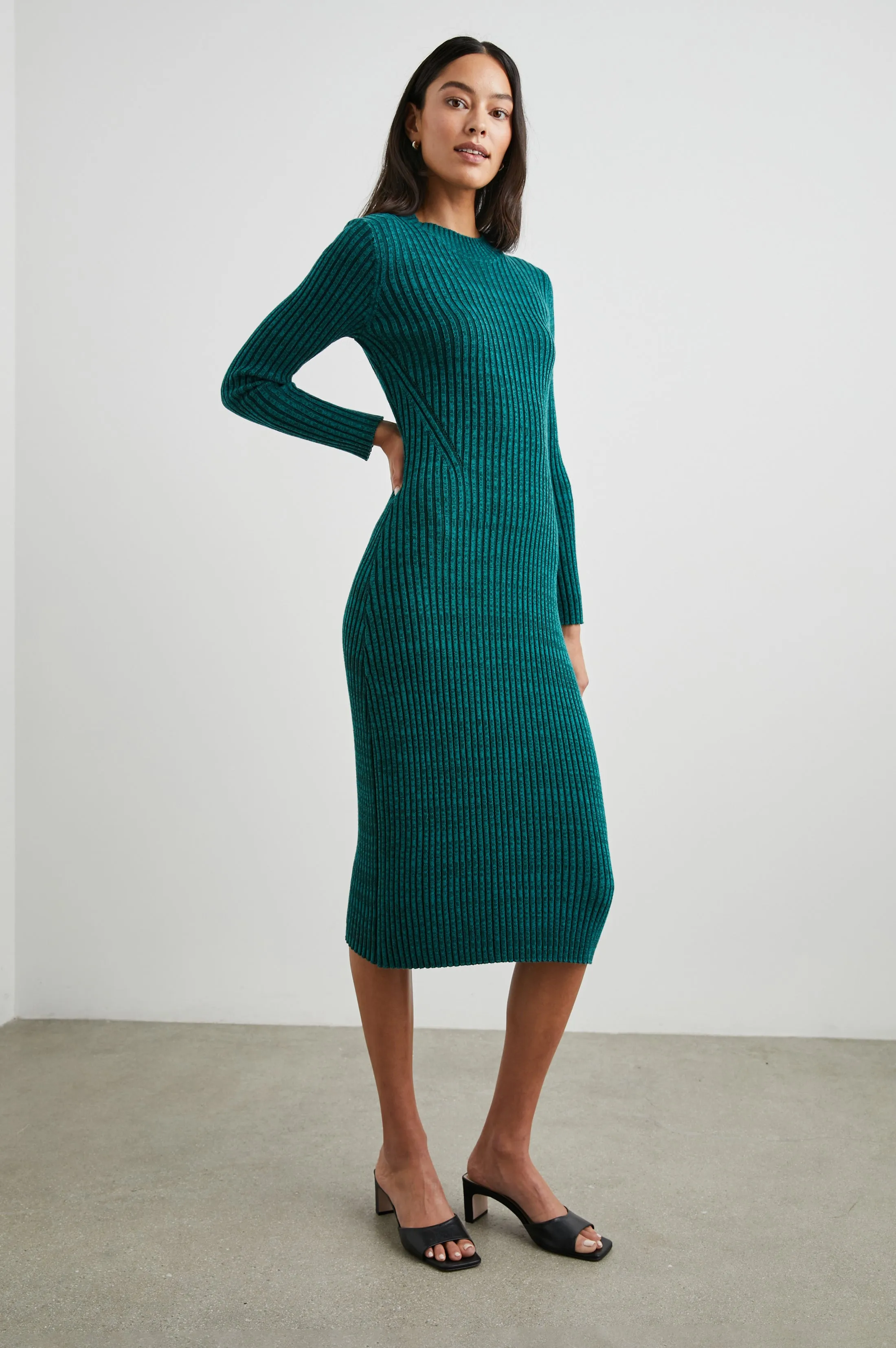NELLIE DRESS - EVERGREEN sold by Rails product image thumbnail 3