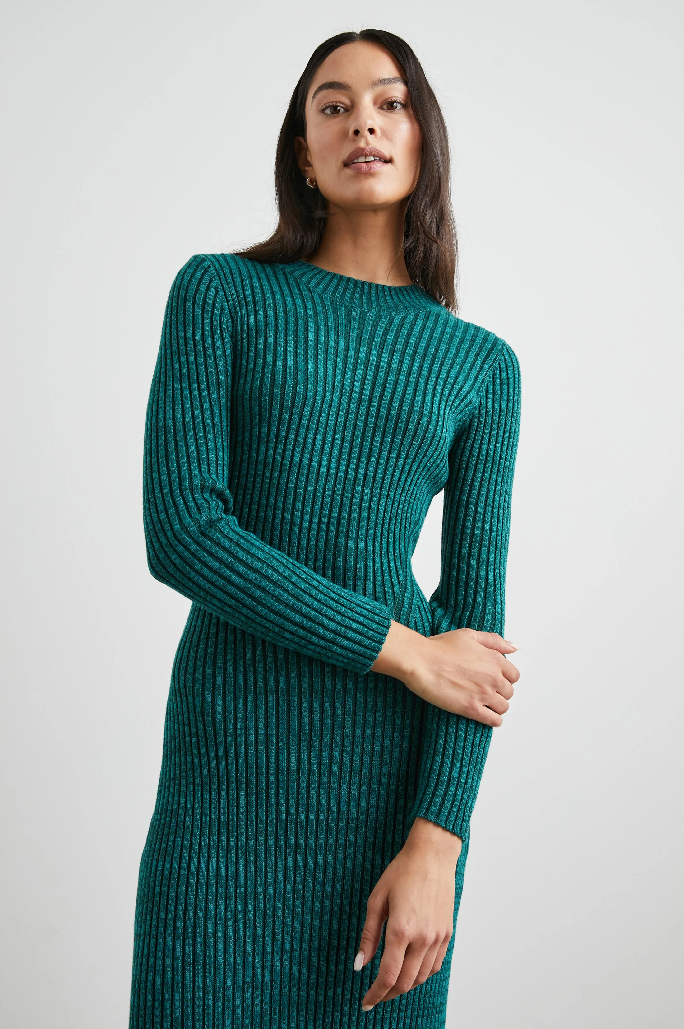 NELLIE DRESS - EVERGREEN sold by Rails product image thumbnail 2