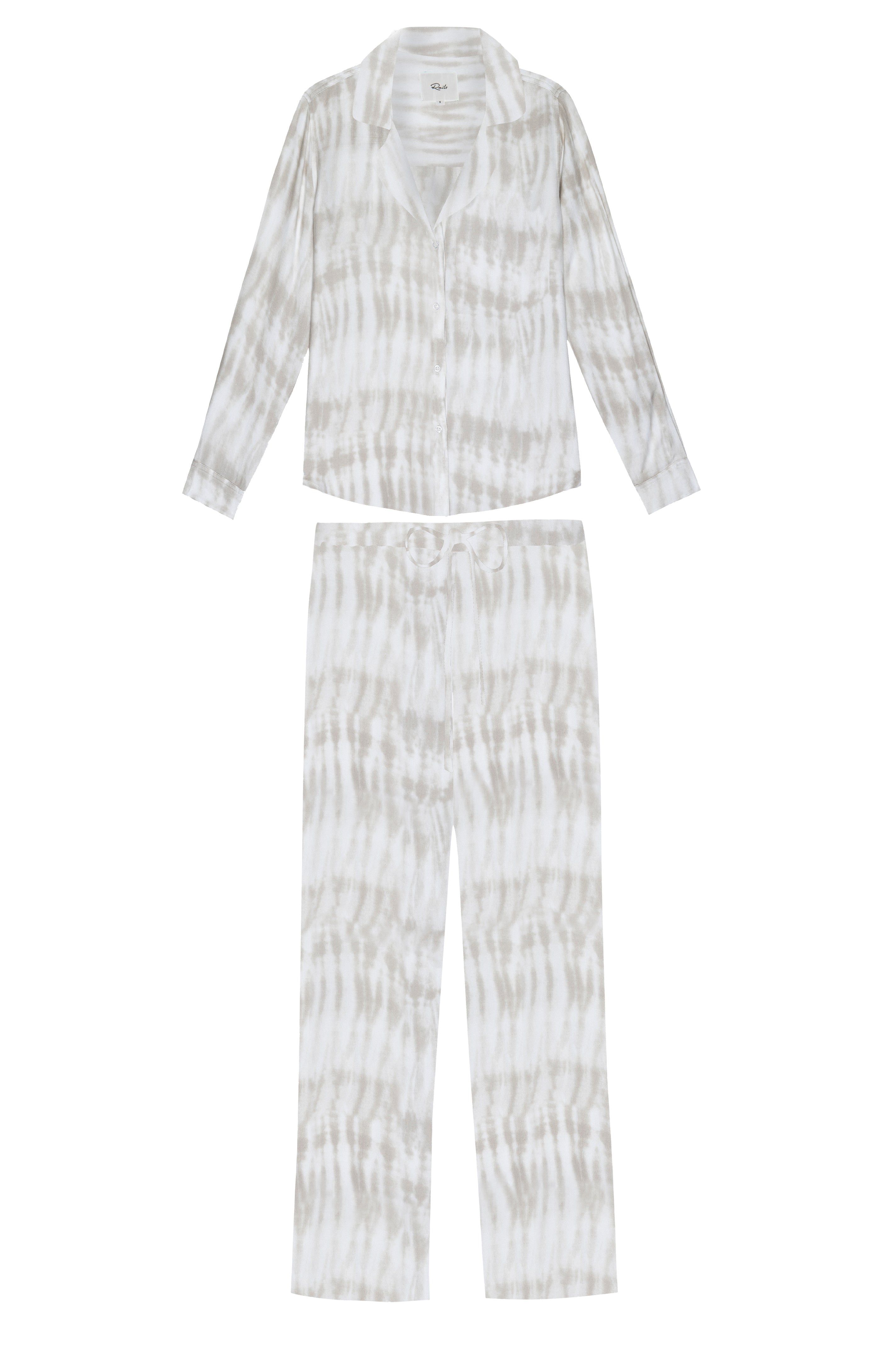 CLARA PAJAMA SET - IVORY CREAM TIDE sold by Rails product image thumbnail 4