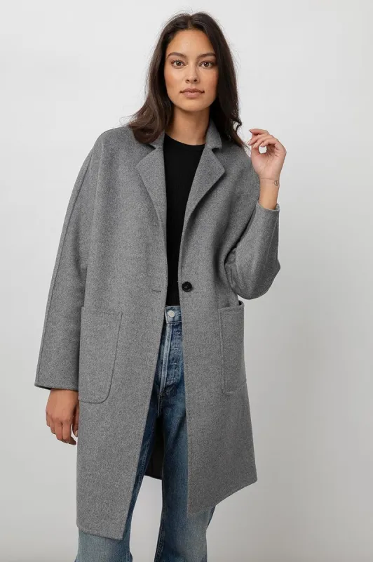 EVEREST COAT - HEATHER GREY sold by Rails