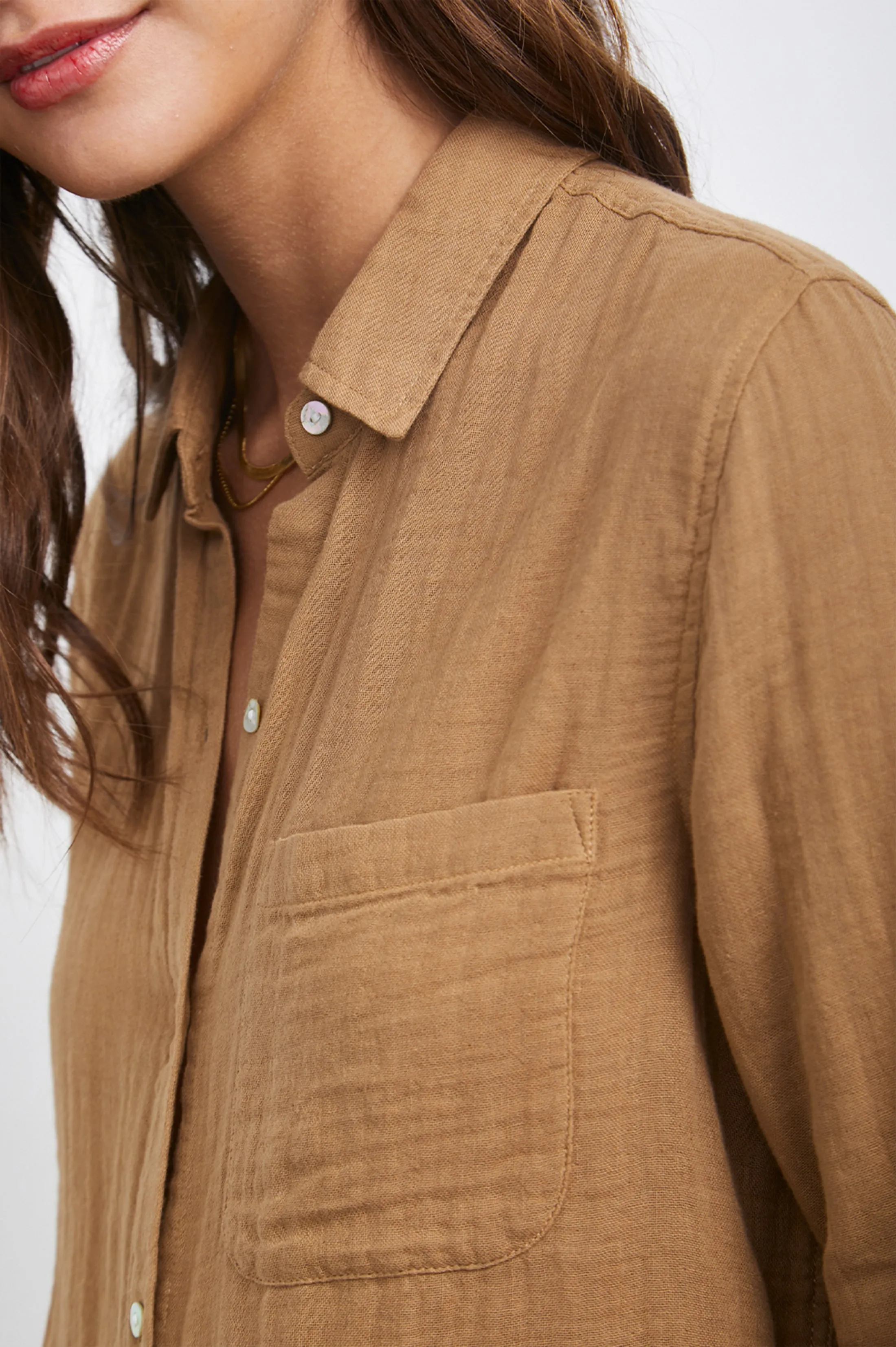 ELLIS SHIRT - TOASTED COCONUT sold by Rails product image thumbnail 2