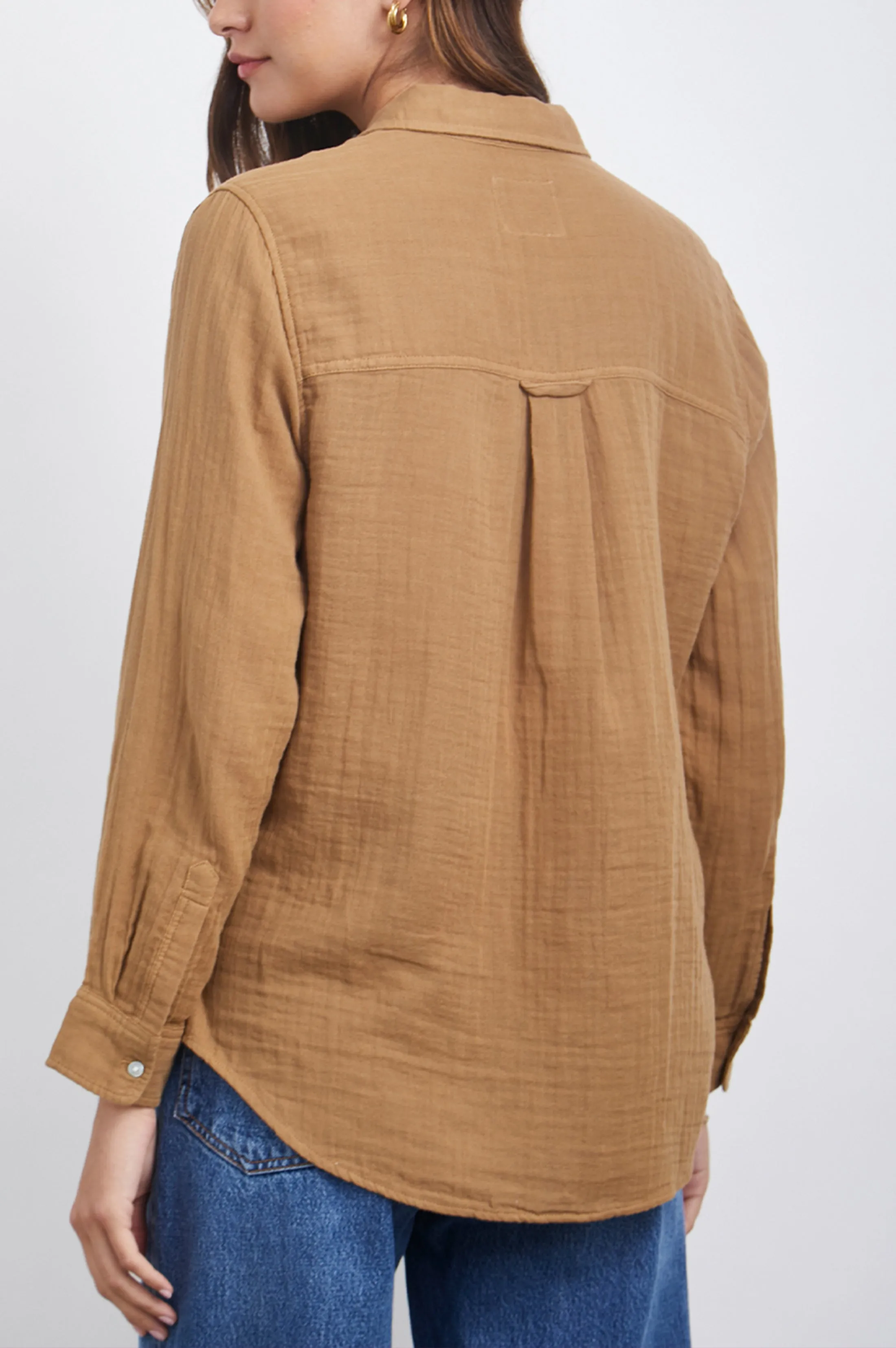 ELLIS SHIRT - TOASTED COCONUT sold by Rails product image thumbnail 4