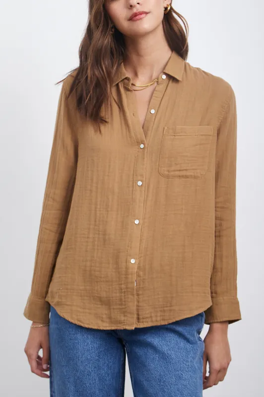 ELLIS SHIRT - TOASTED COCONUT sold by Rails