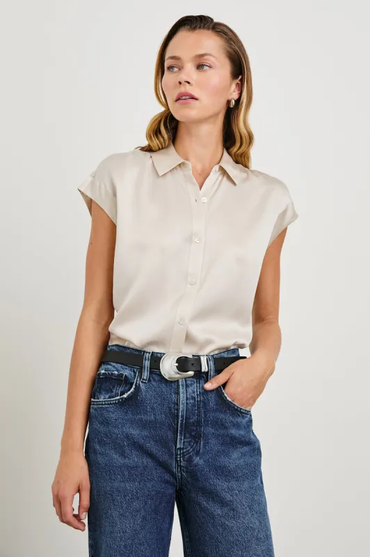 PALMER SHIRT - MOONBEAM sold by Rails