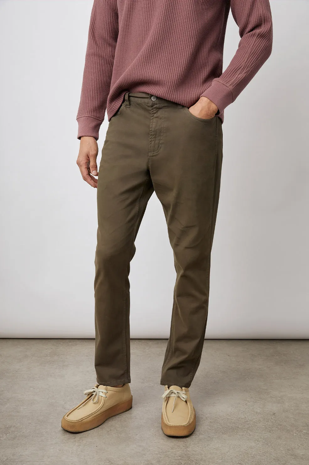 LEWIS PANT - DARK OLIVE sold by Rails product image thumbnail 3