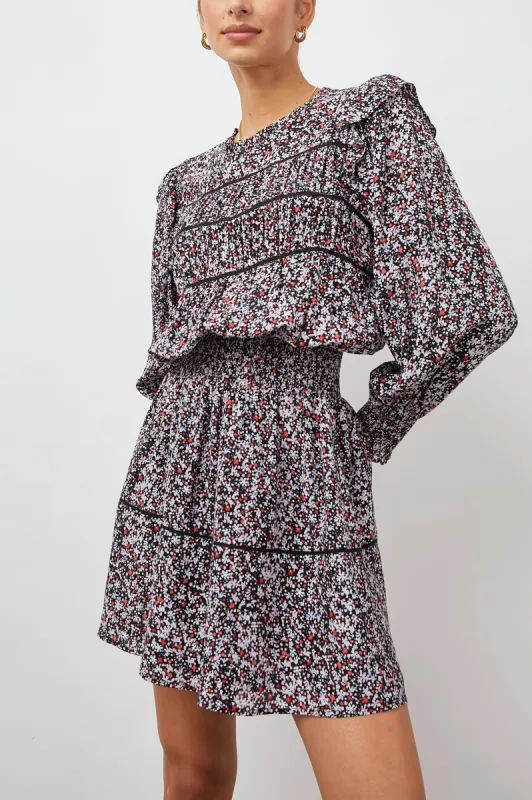 FAREN DRESS - MIDNIGHT MEADOW sold by Rails