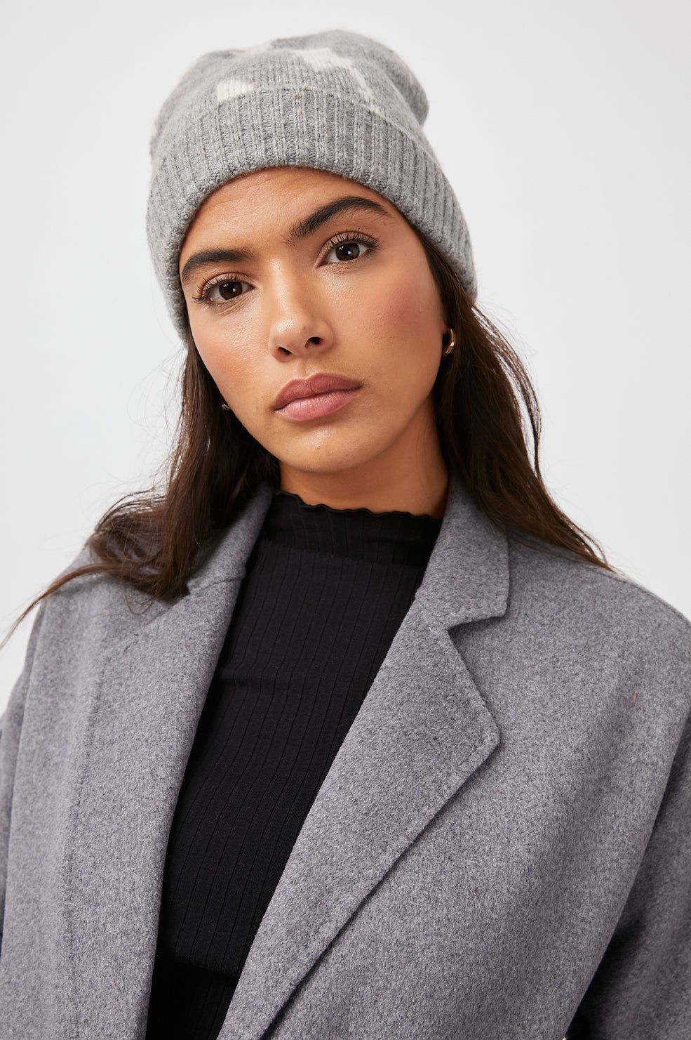 AUTUMN KNIT HAT - GREY TIE DYE sold by Rails