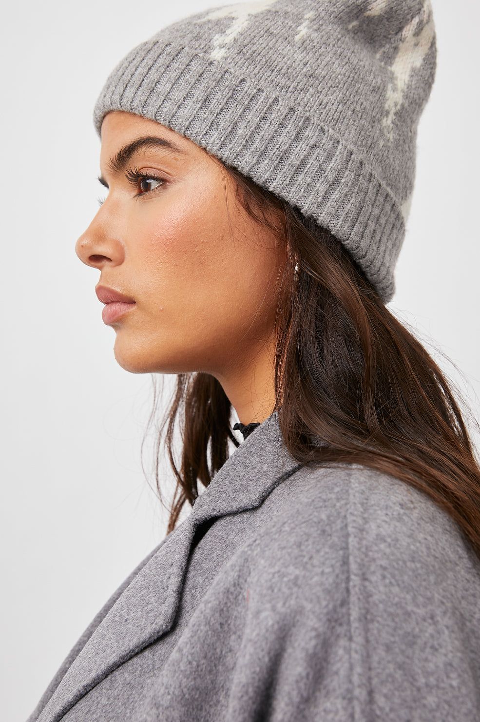 AUTUMN KNIT HAT - GREY TIE DYE sold by Rails product image thumbnail 3