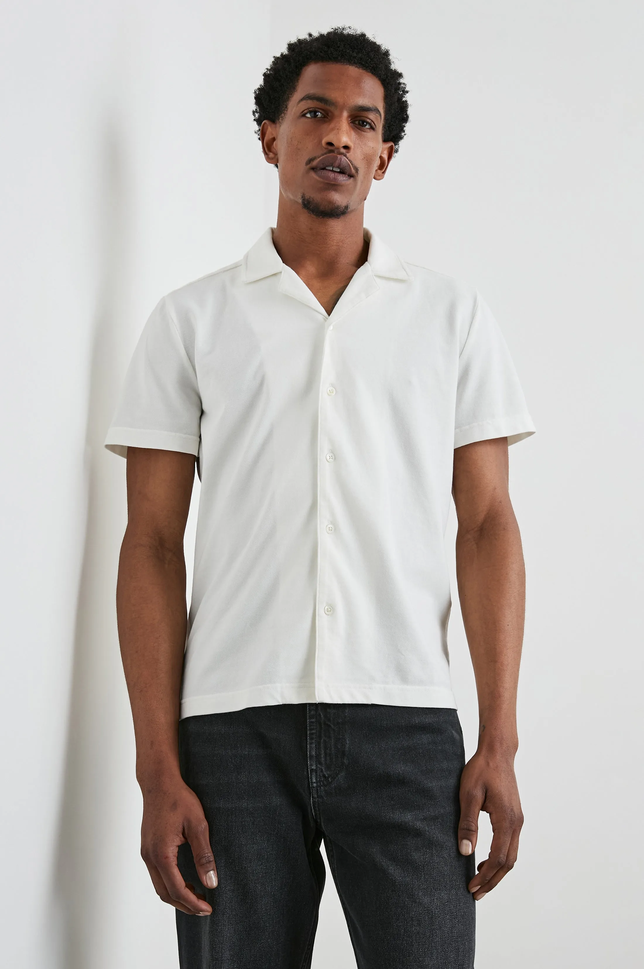 ALAIN SHIRT - DOVE sold by Rails product image thumbnail 4
