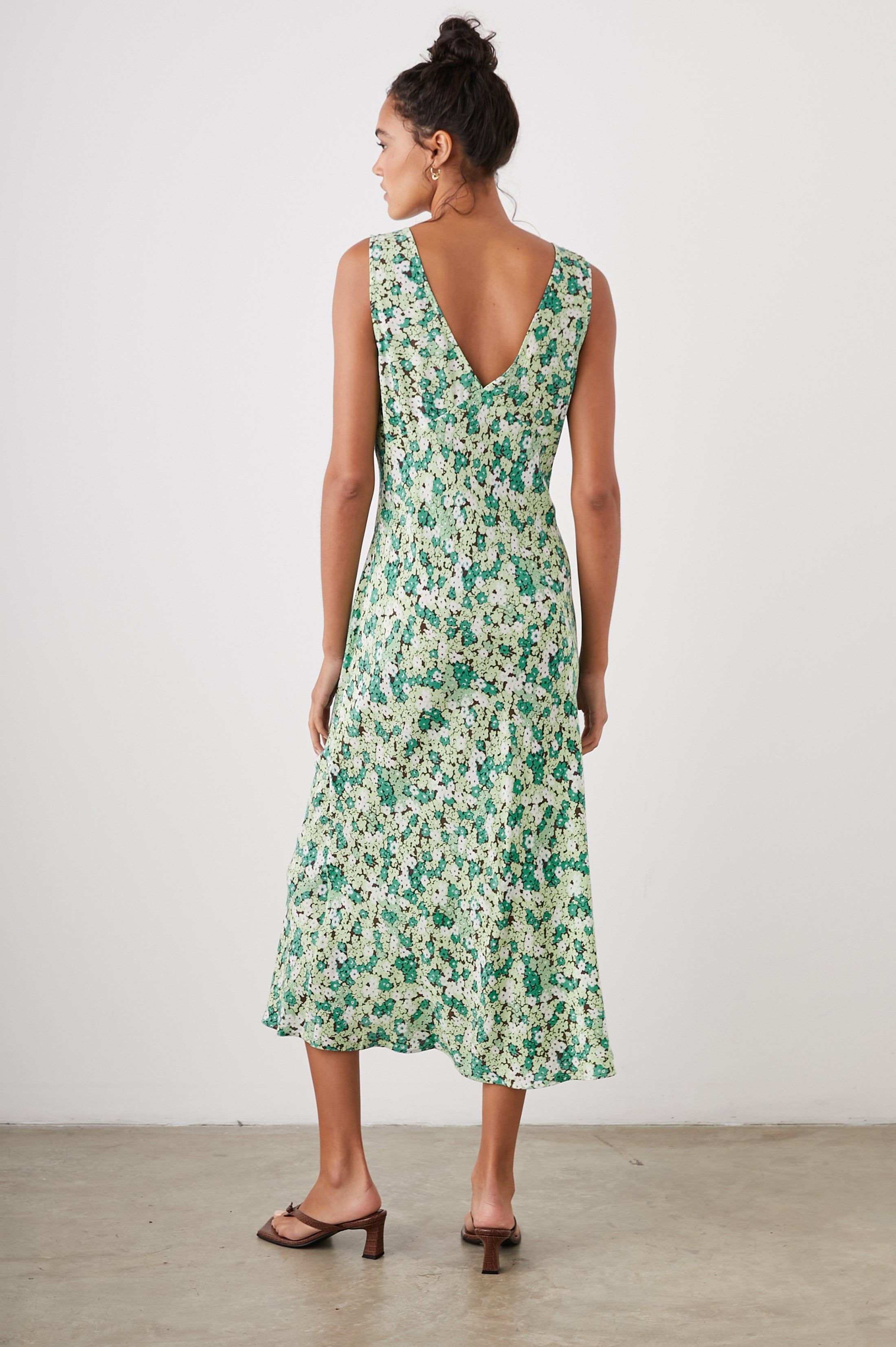 AUDRINA DRESS - EMERALD BLOOM sold by Rails product image thumbnail 6