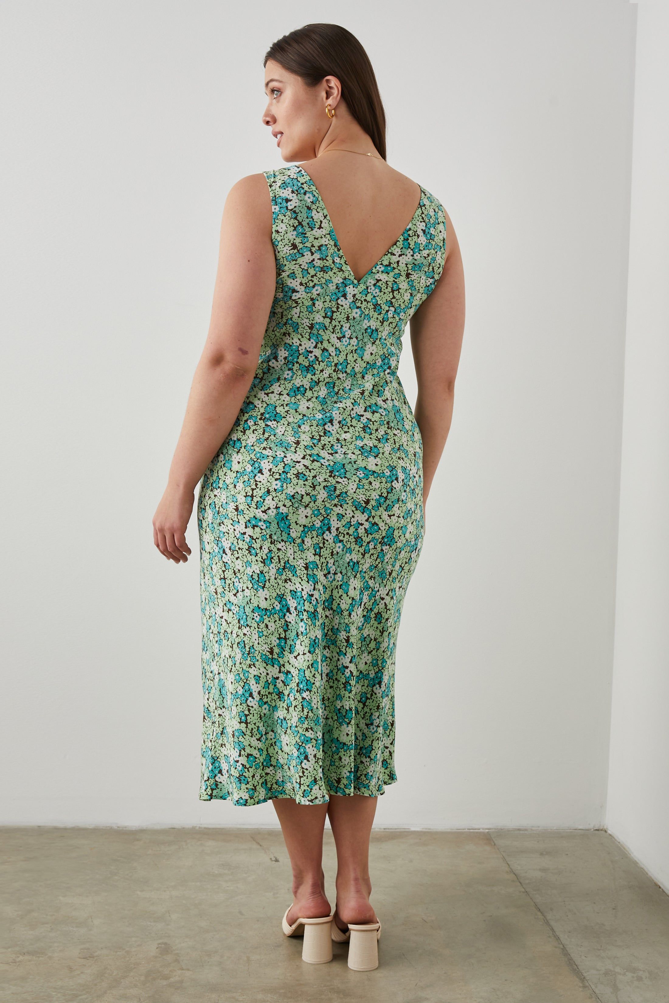 AUDRINA DRESS - EMERALD BLOOM sold by Rails product image thumbnail 10