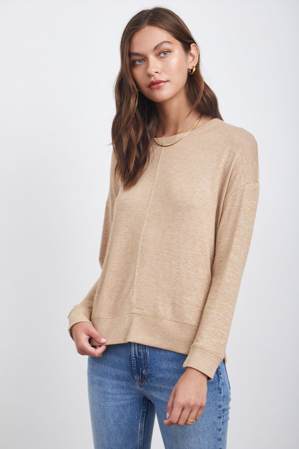 IGGY TOP - HEATHER CAMEL sold by Rails product image thumbnail 3