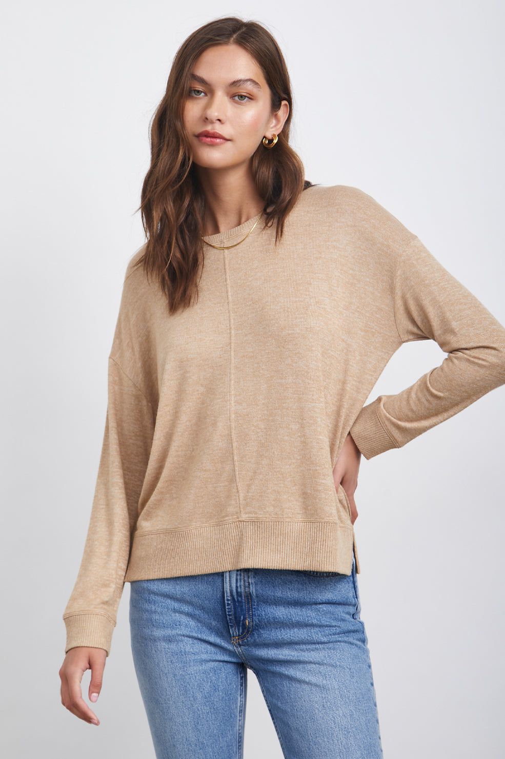 IGGY TOP - HEATHER CAMEL sold by Rails