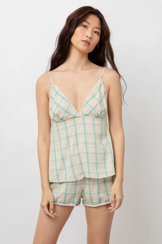 CHARLOTTE PAJAMA SET - HONEYDEW MELON sold by Rails