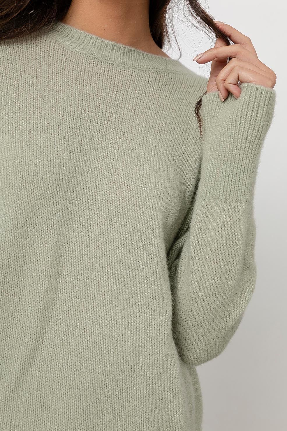 JUNO SWEATER - GREEN TEA sold by Rails product image thumbnail 2