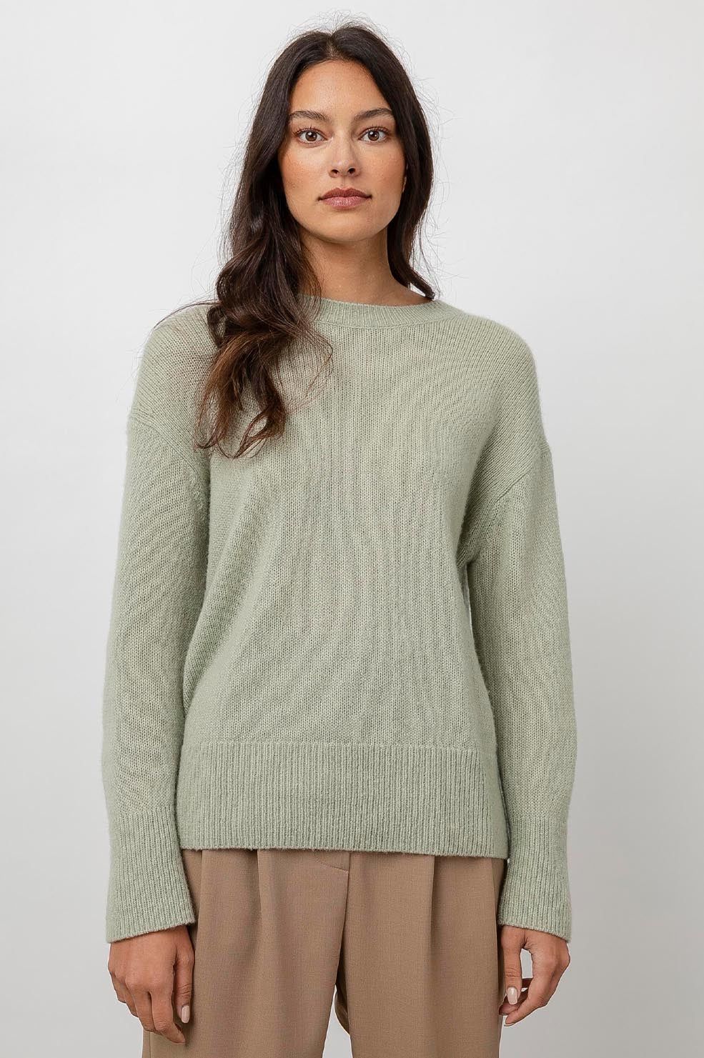 JUNO SWEATER - GREEN TEA sold by Rails