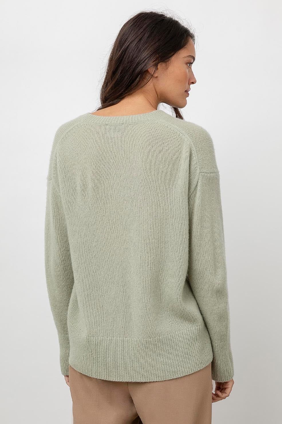 JUNO SWEATER - GREEN TEA sold by Rails product image thumbnail 4