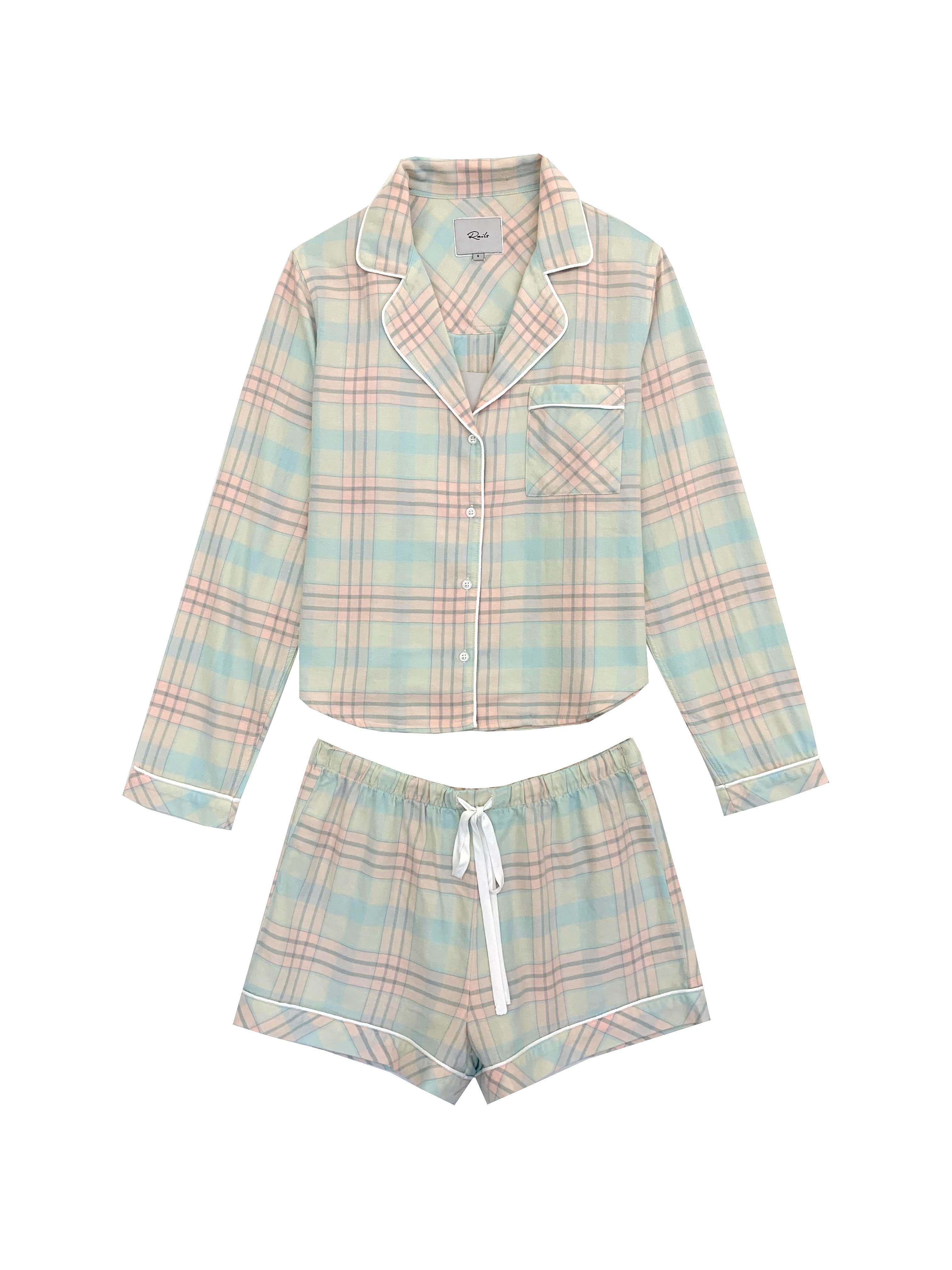 KELLEN PAJAMA SET - CANDY PEACH sold by Rails product image thumbnail 5