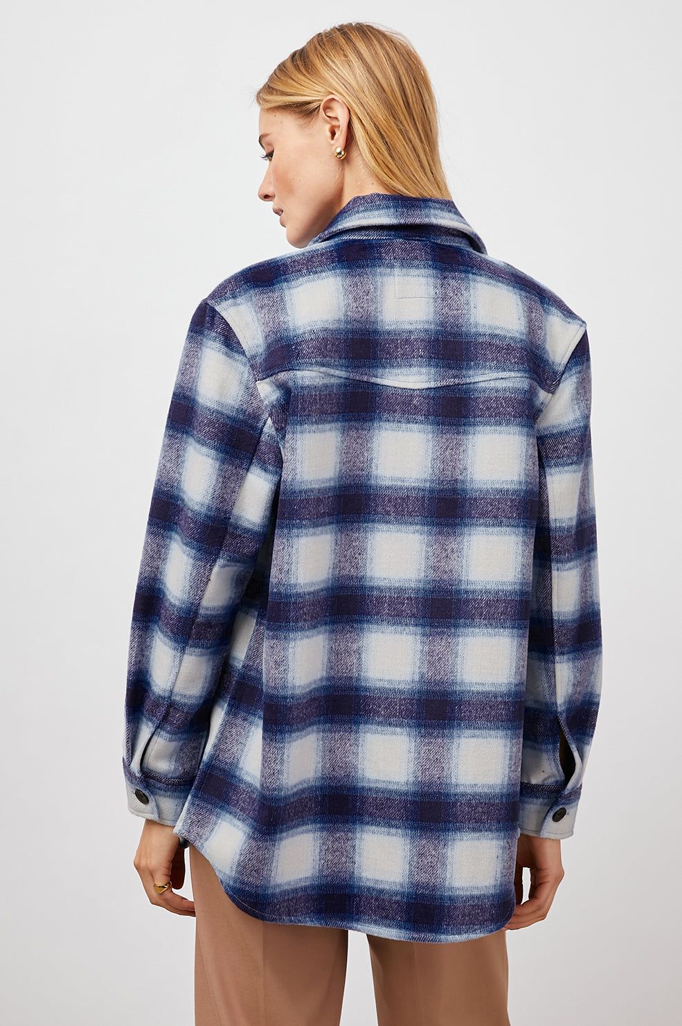 TRIPP SHIRT JACKET - AZURE SAPPHIRE sold by Rails product image thumbnail 5