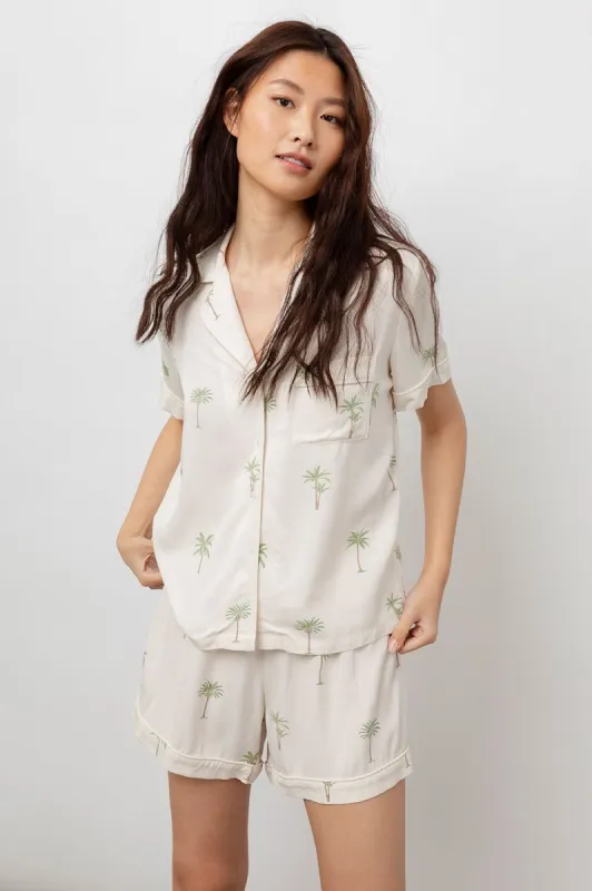 NESSA PAJAMA SET - BOTANICAL PALMS sold by Rails