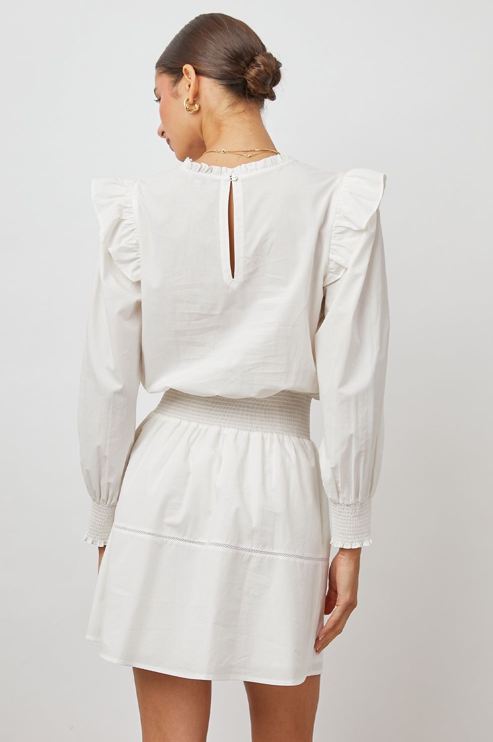 FAREN DRESS - WHITE sold by Rails product image thumbnail 4