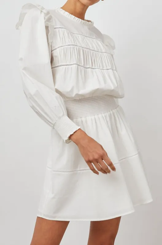 FAREN DRESS - WHITE sold by Rails