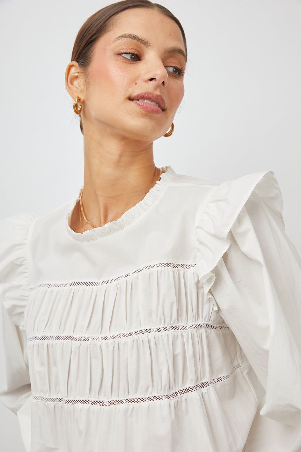 FAREN DRESS - WHITE sold by Rails product image thumbnail 2