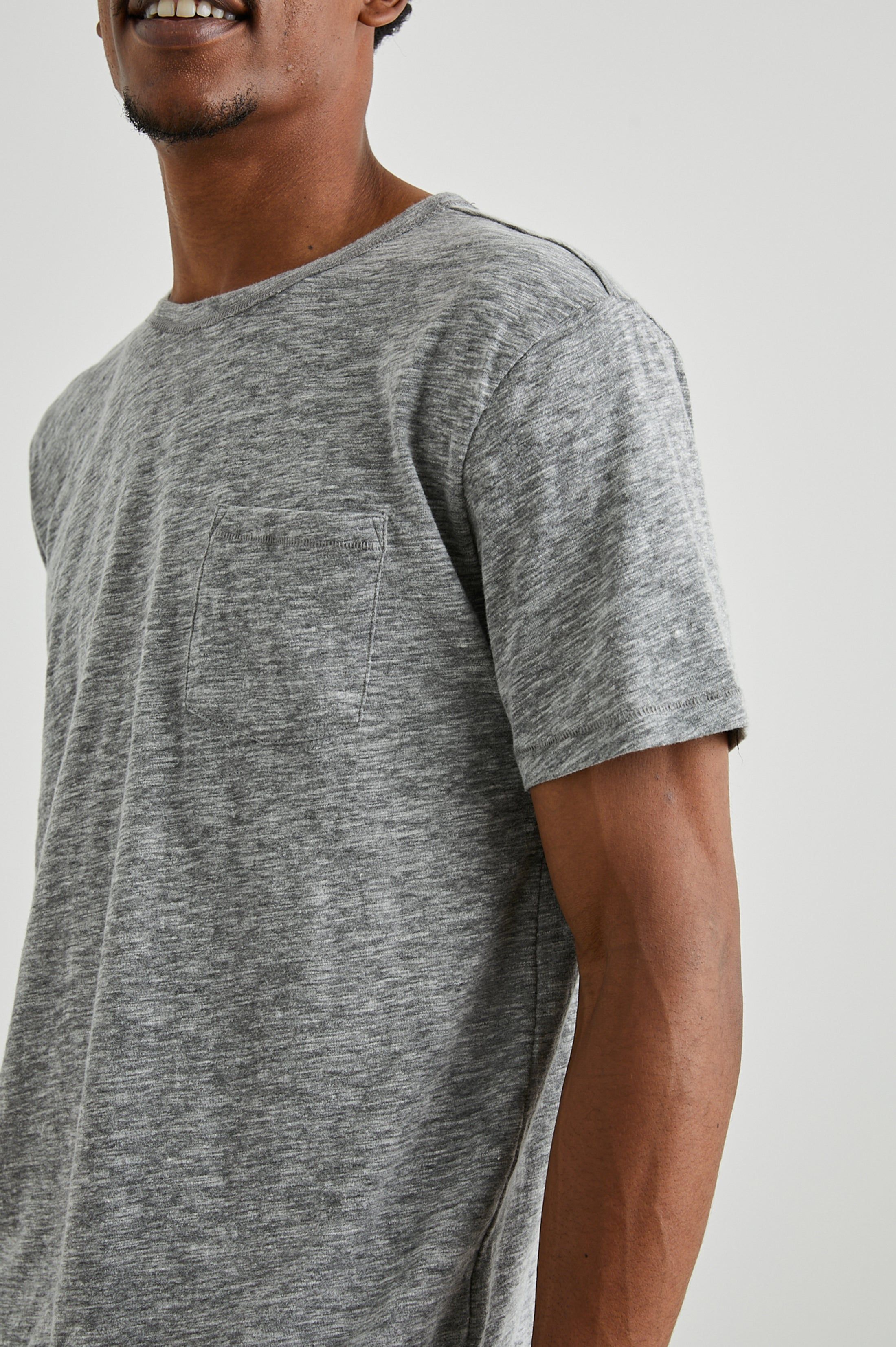 SKIPPER T-SHIRT - HEATHER GREY sold by Rails product image thumbnail 2
