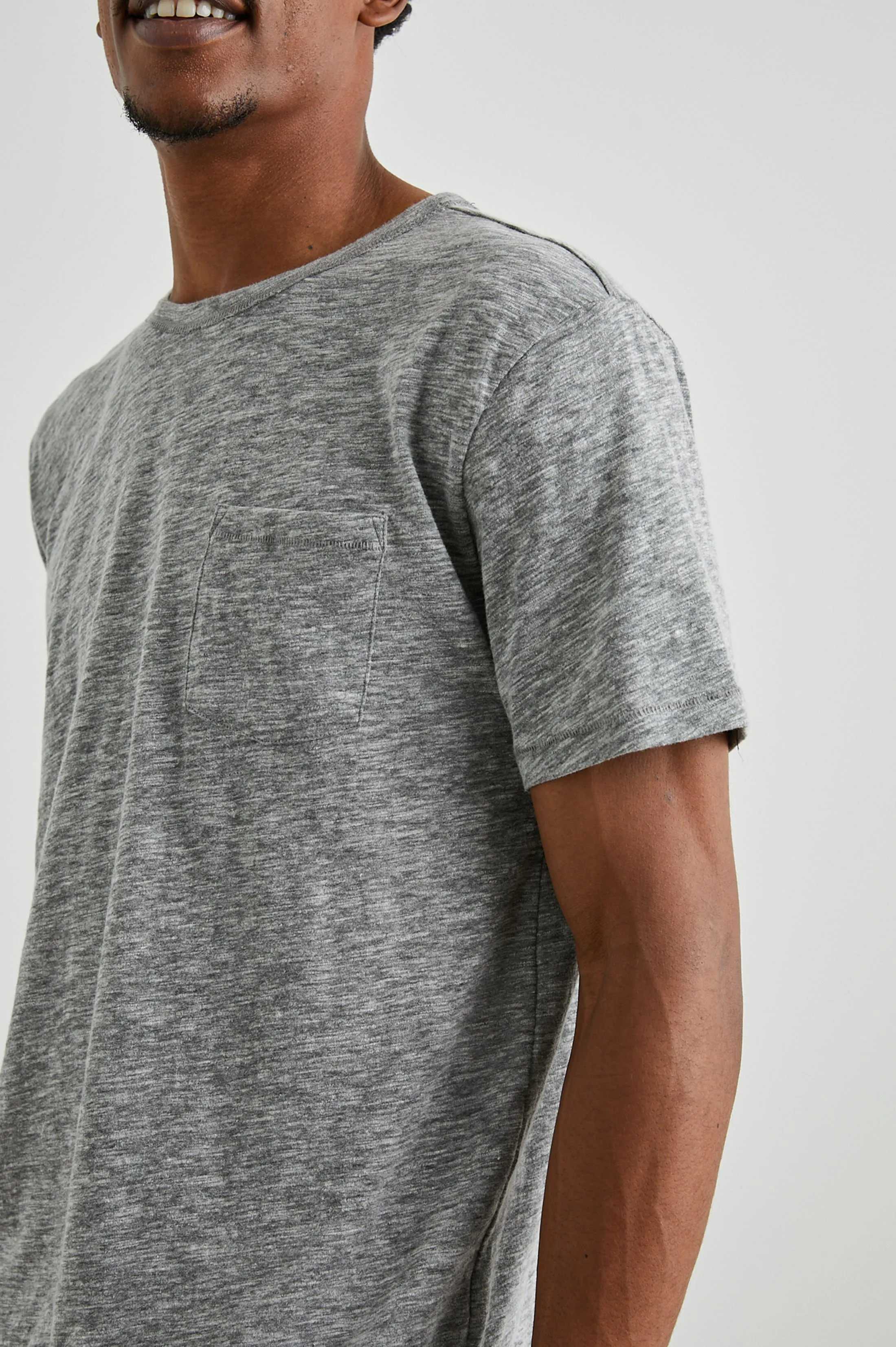 SKIPPER T-SHIRT - HEATHER GREY sold by Rails product image thumbnail 2