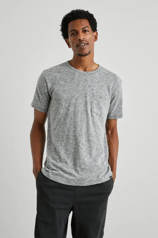 SKIPPER T-SHIRT - HEATHER GREY sold by Rails