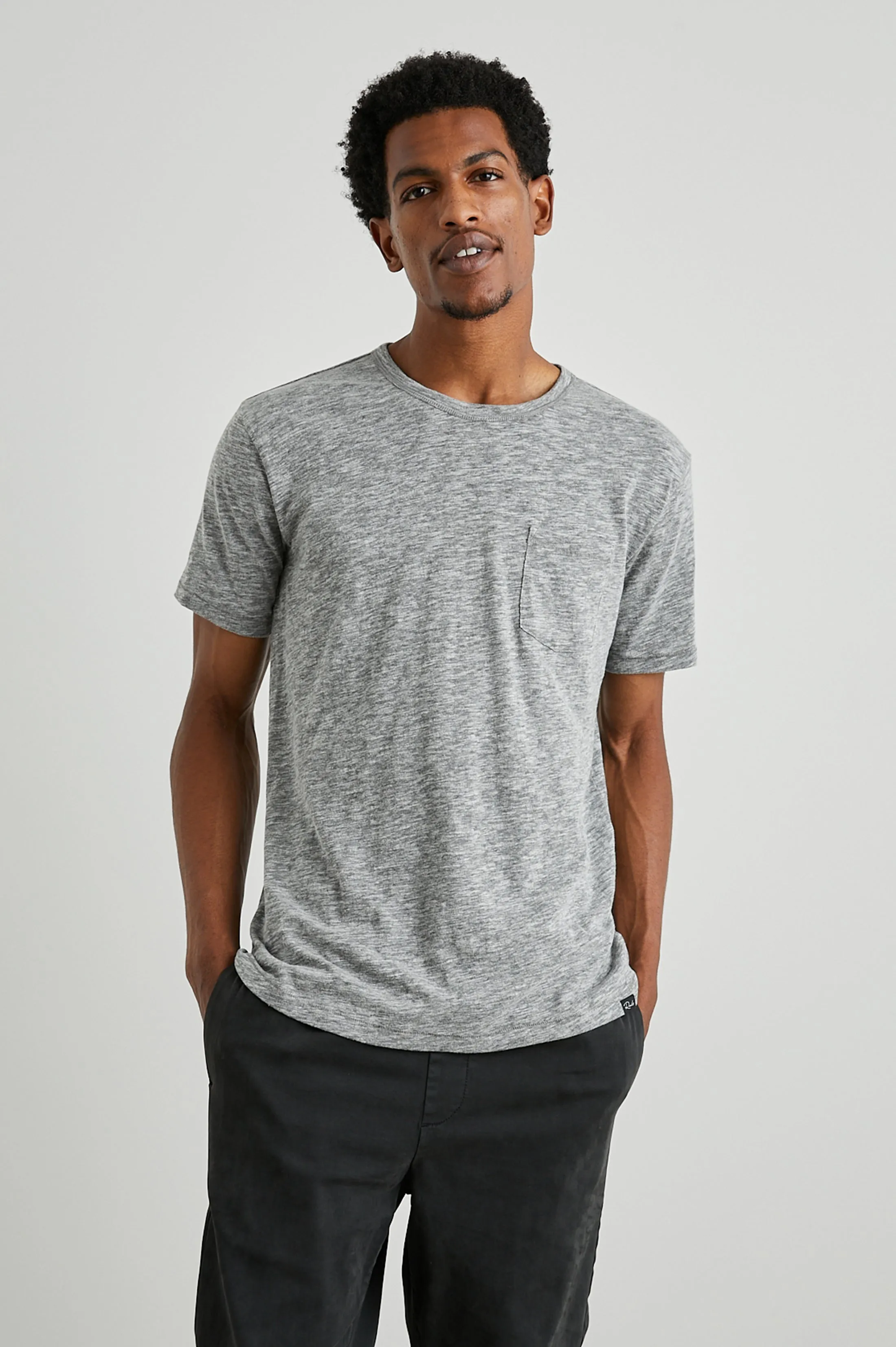 SKIPPER T-SHIRT - HEATHER GREY sold by Rails