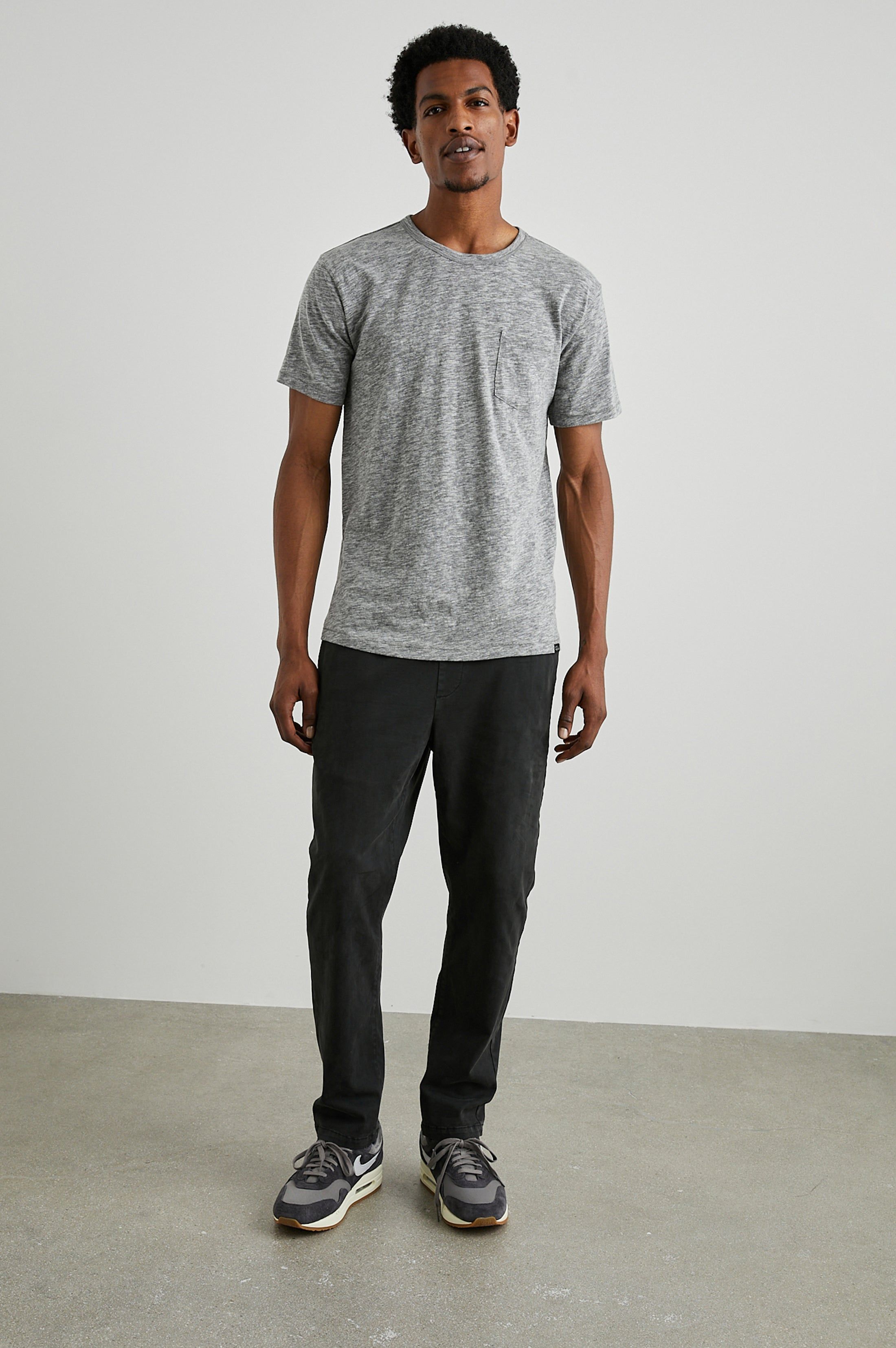 SKIPPER T-SHIRT - HEATHER GREY sold by Rails product image thumbnail 4