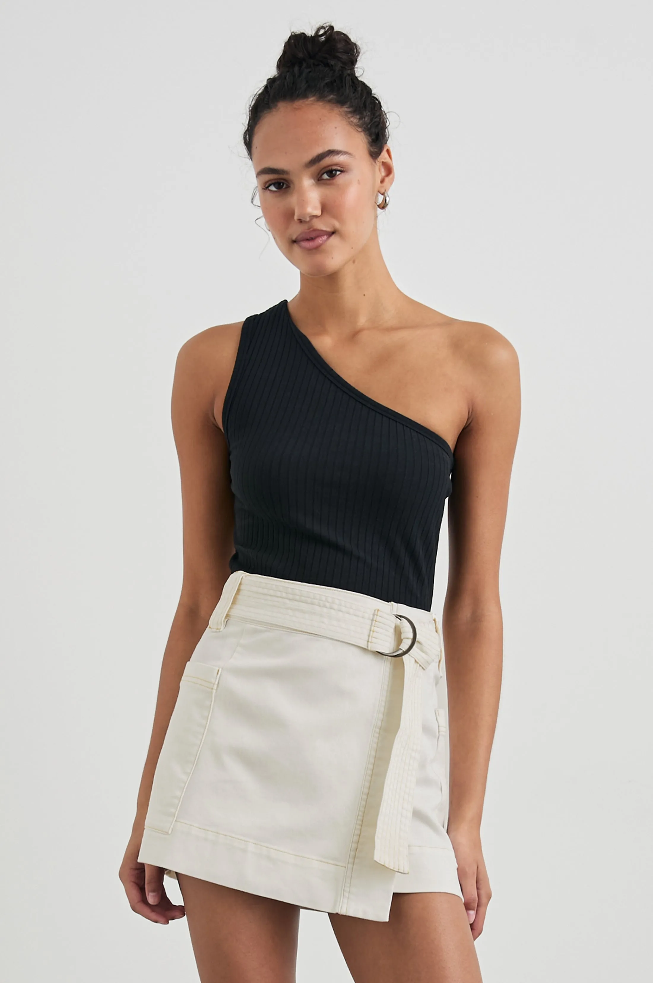 DEANNA SKIRT - VINTAGE ECRU CONTRAST STITCH sold by Rails product image thumbnail 3