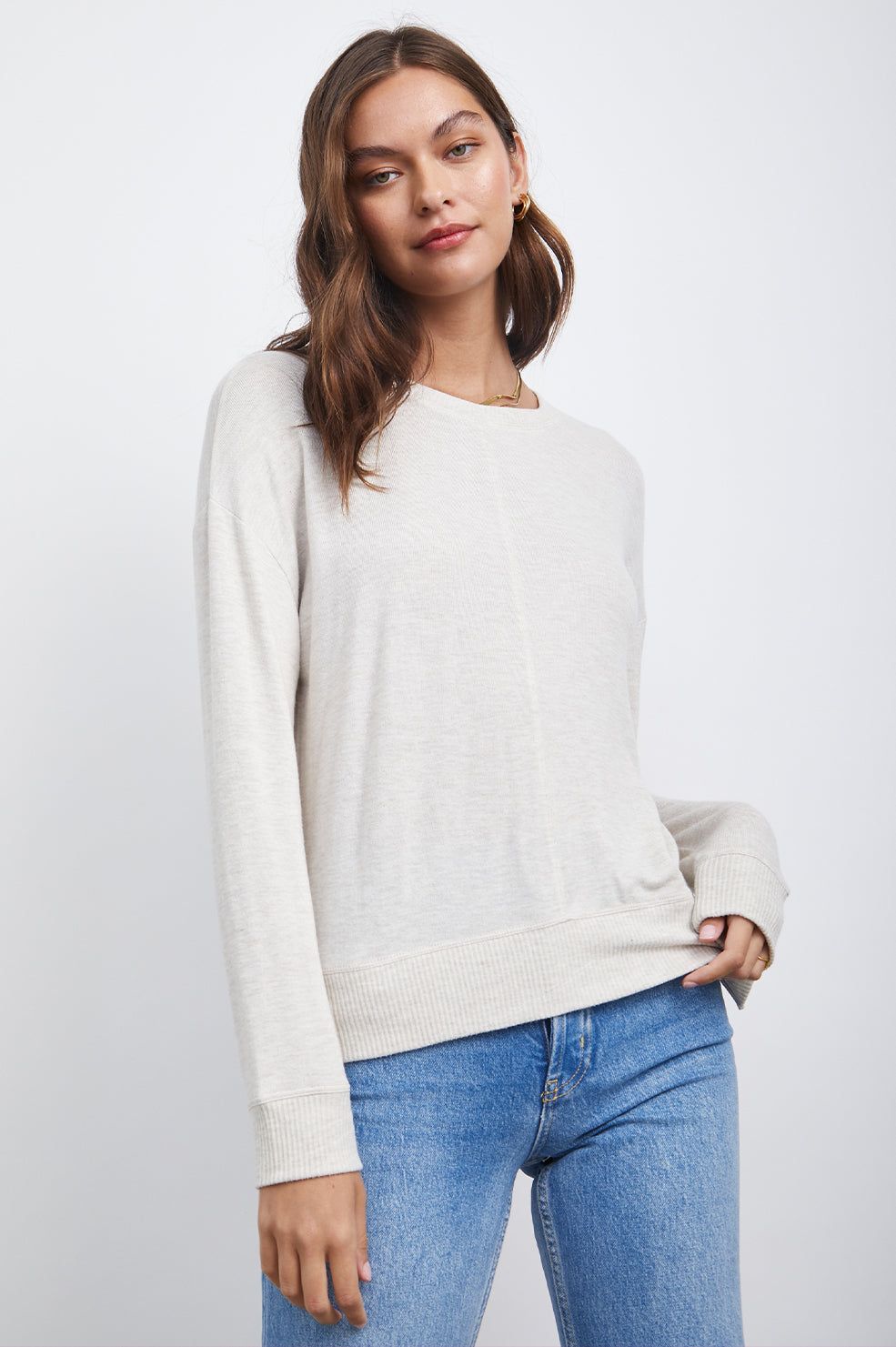 IGGY TOP - MOONLIGHT MELANGE sold by Rails