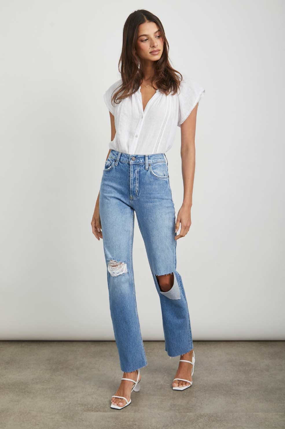 TOPANGA STRAIGHT - FADED BLUE DESTROY sold by Rails