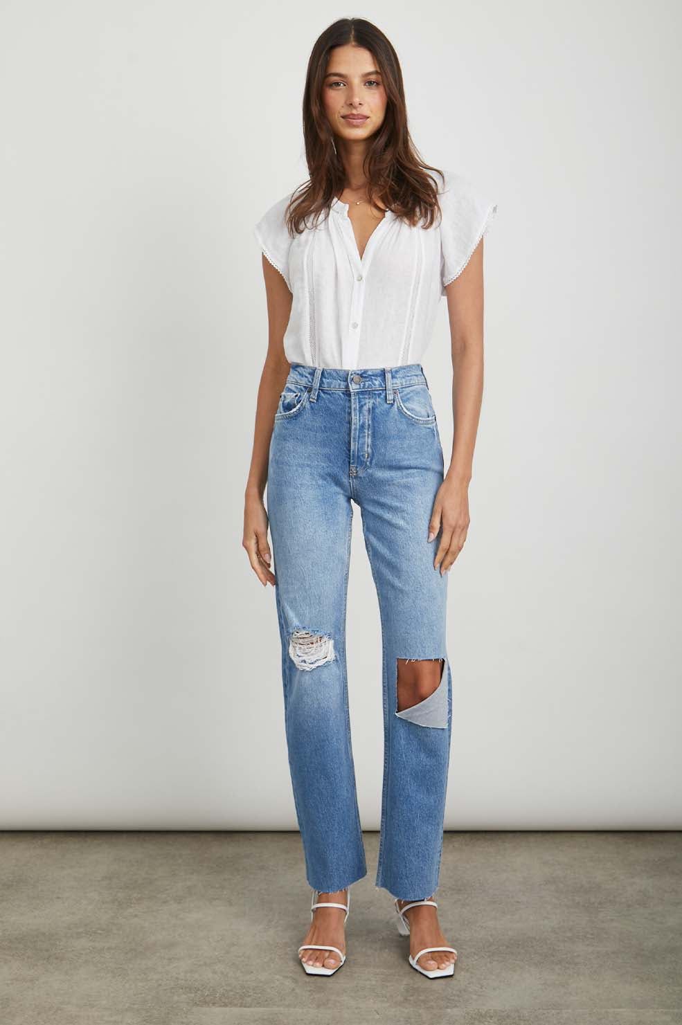 TOPANGA STRAIGHT - FADED BLUE DESTROY sold by Rails product image thumbnail 3