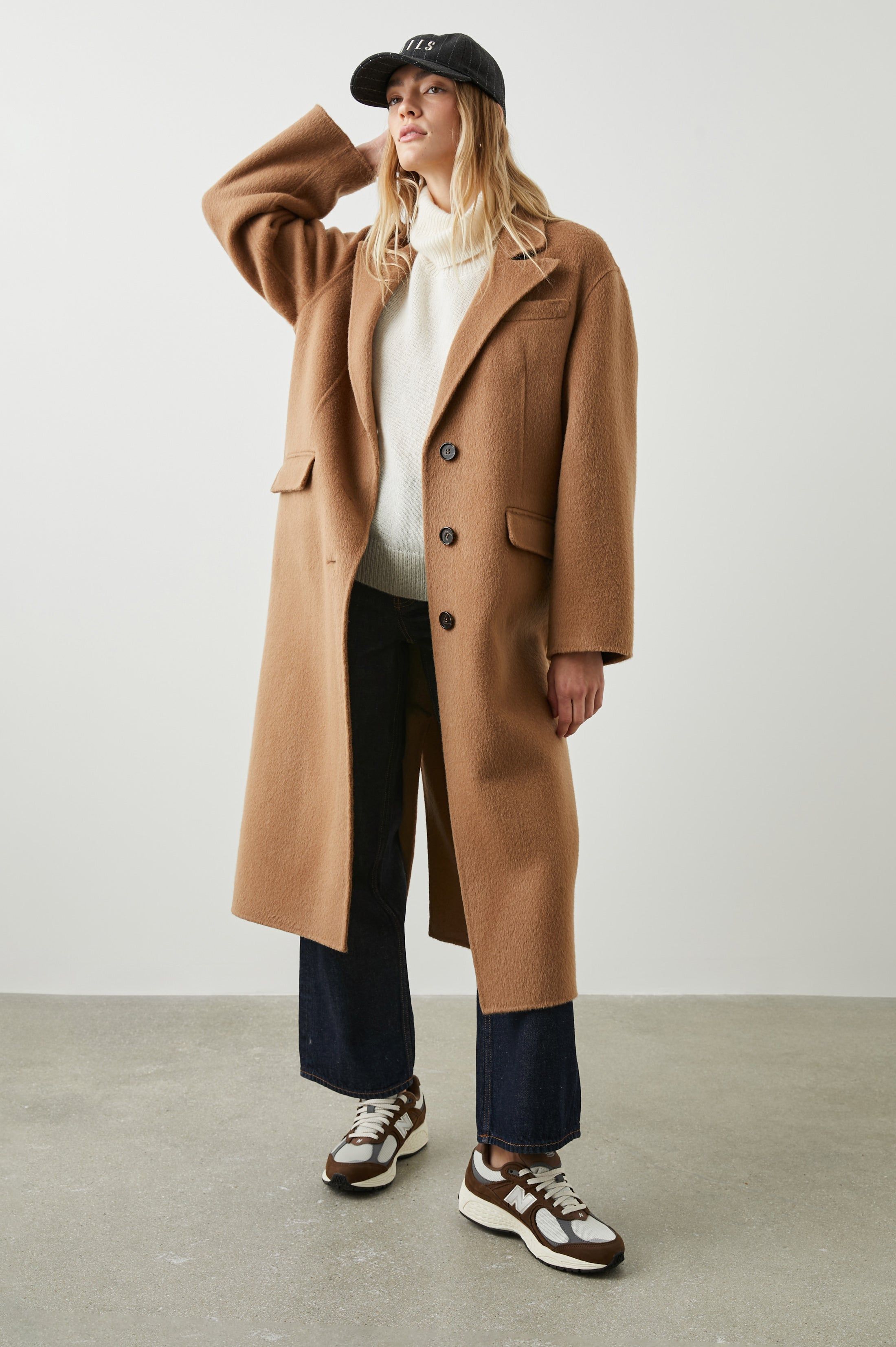 GALLERY COAT - CAMEL sold by Rails product image thumbnail 3