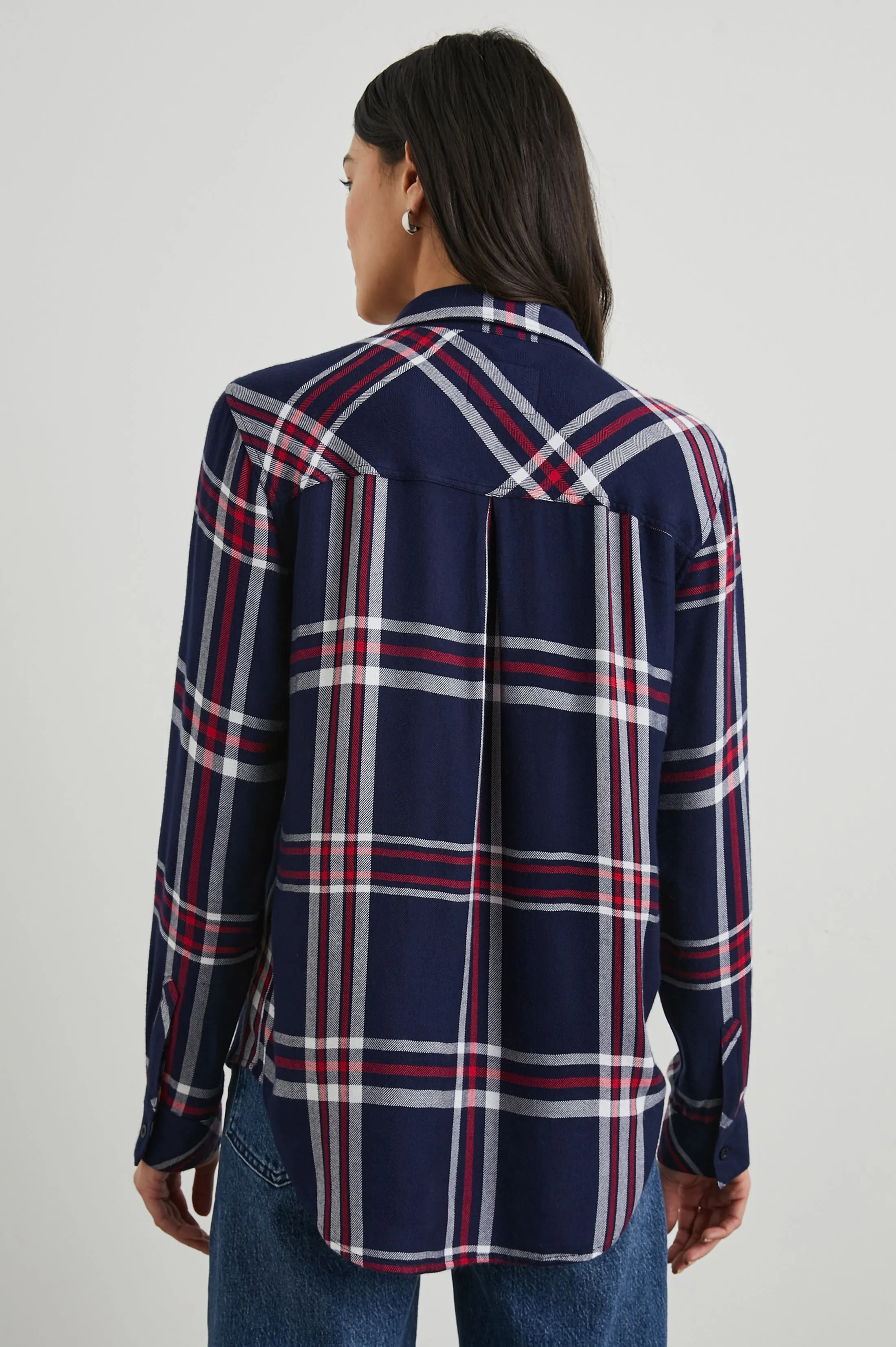 HUNTER SHIRT - PATRIOT NAVY RED sold by Rails product image thumbnail 2