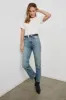 COTTON CASHMERE T-SHIRT - WHITE sold by Rails