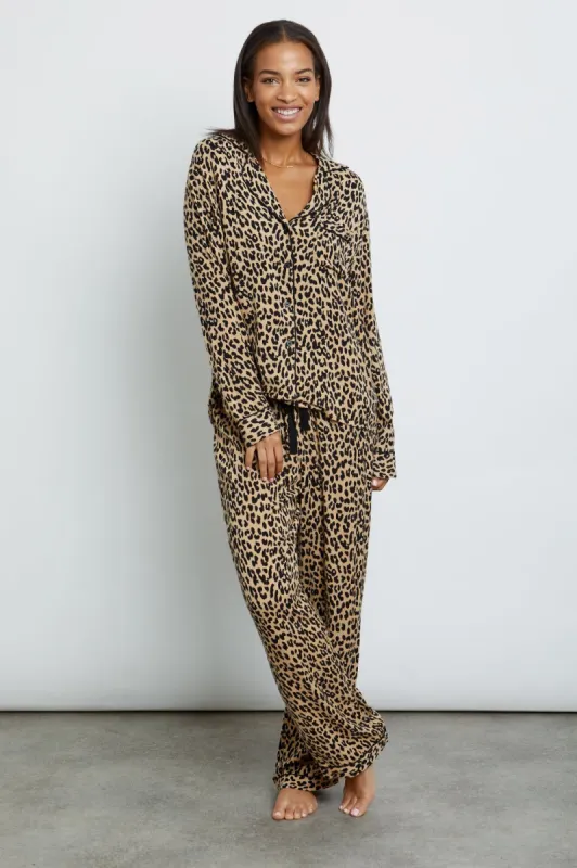 CLARA PAJAMA SET - SAND JAGUAR sold by Rails