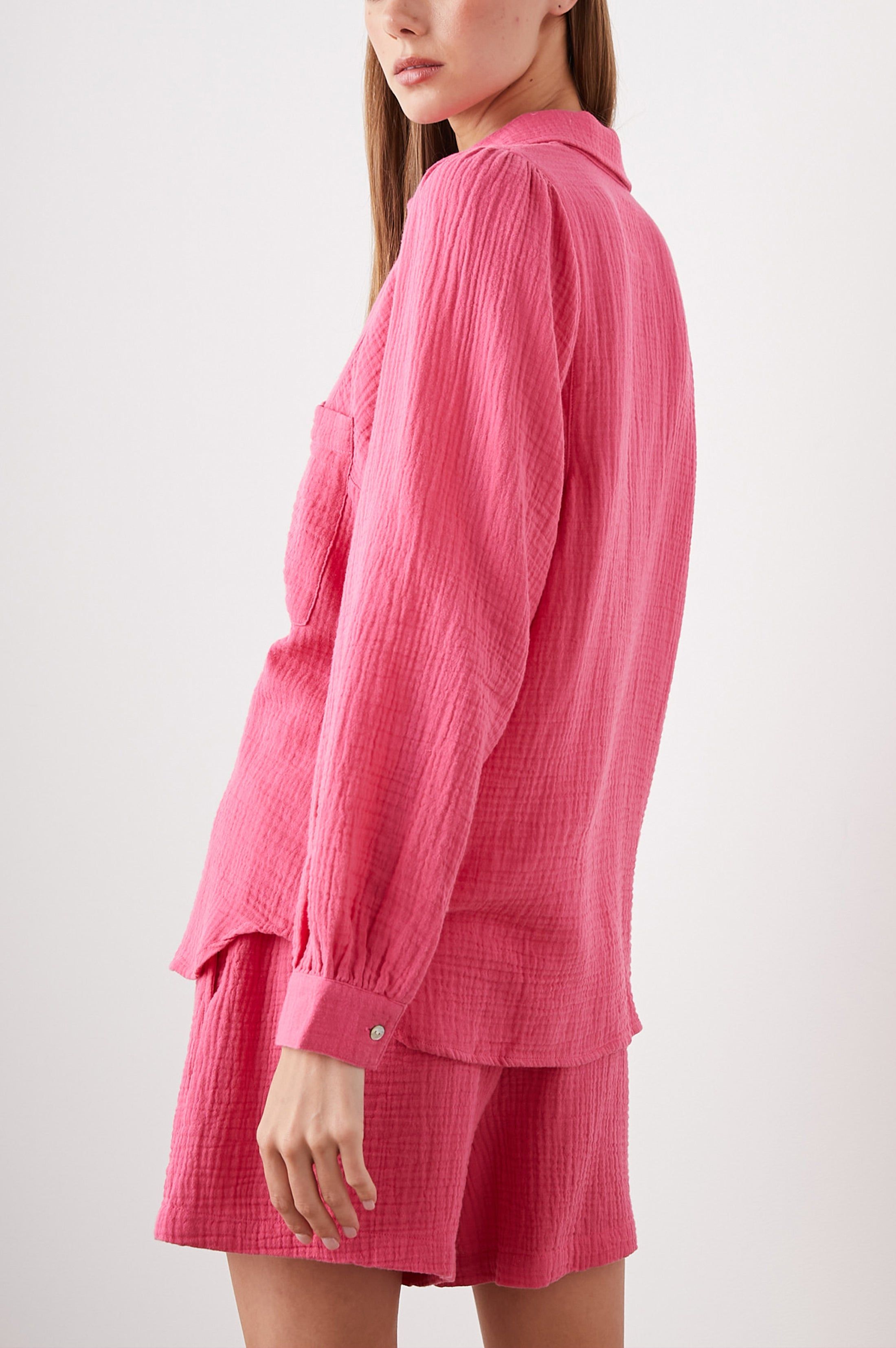 LAUREN SHIRT - HIBISCUS sold by Rails product image thumbnail 5